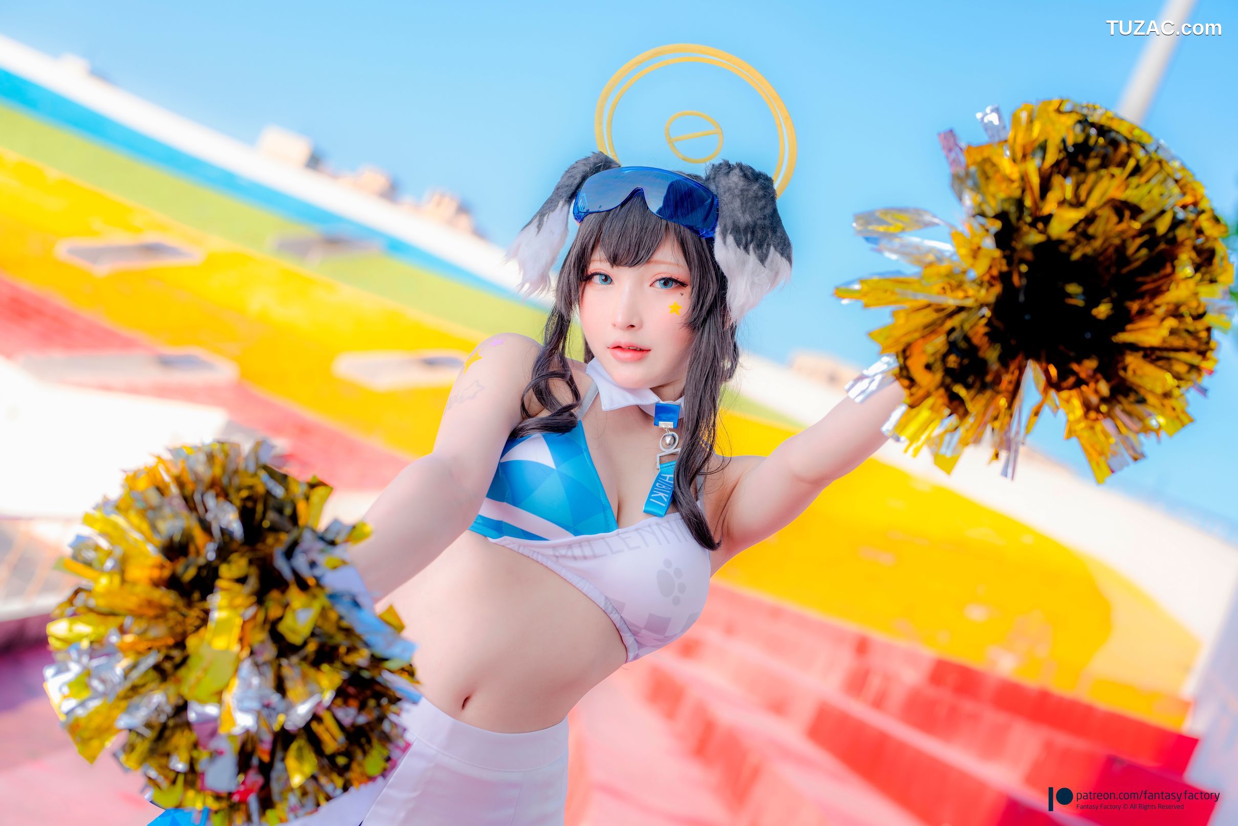 Fantasy-Factory-小丁Ding-《蔚蓝档案》-猫冢响-啦啦队服-Hibiki-Cheerleader