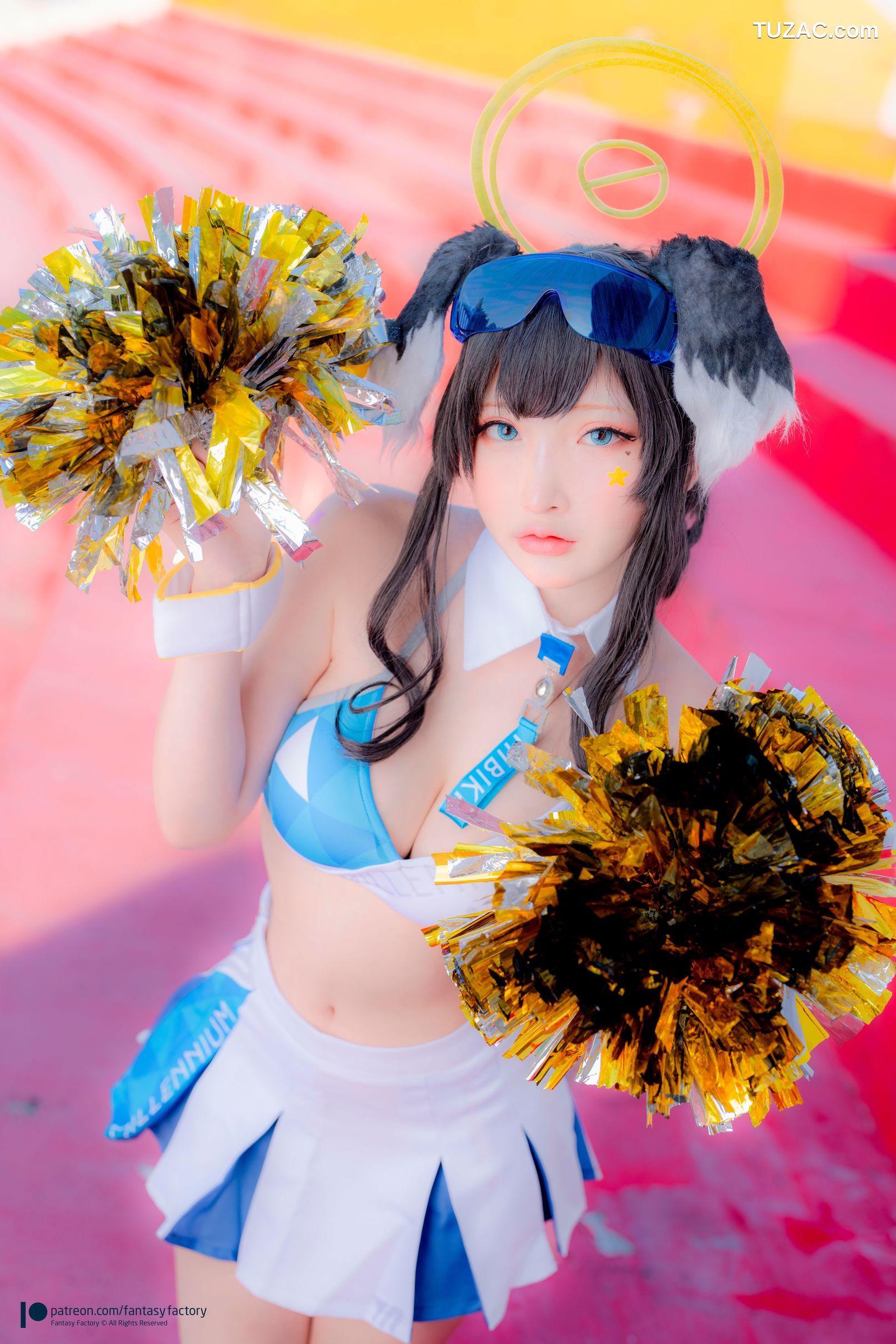 Fantasy-Factory-小丁Ding-《蔚蓝档案》-猫冢响-啦啦队服-Hibiki-Cheerleader