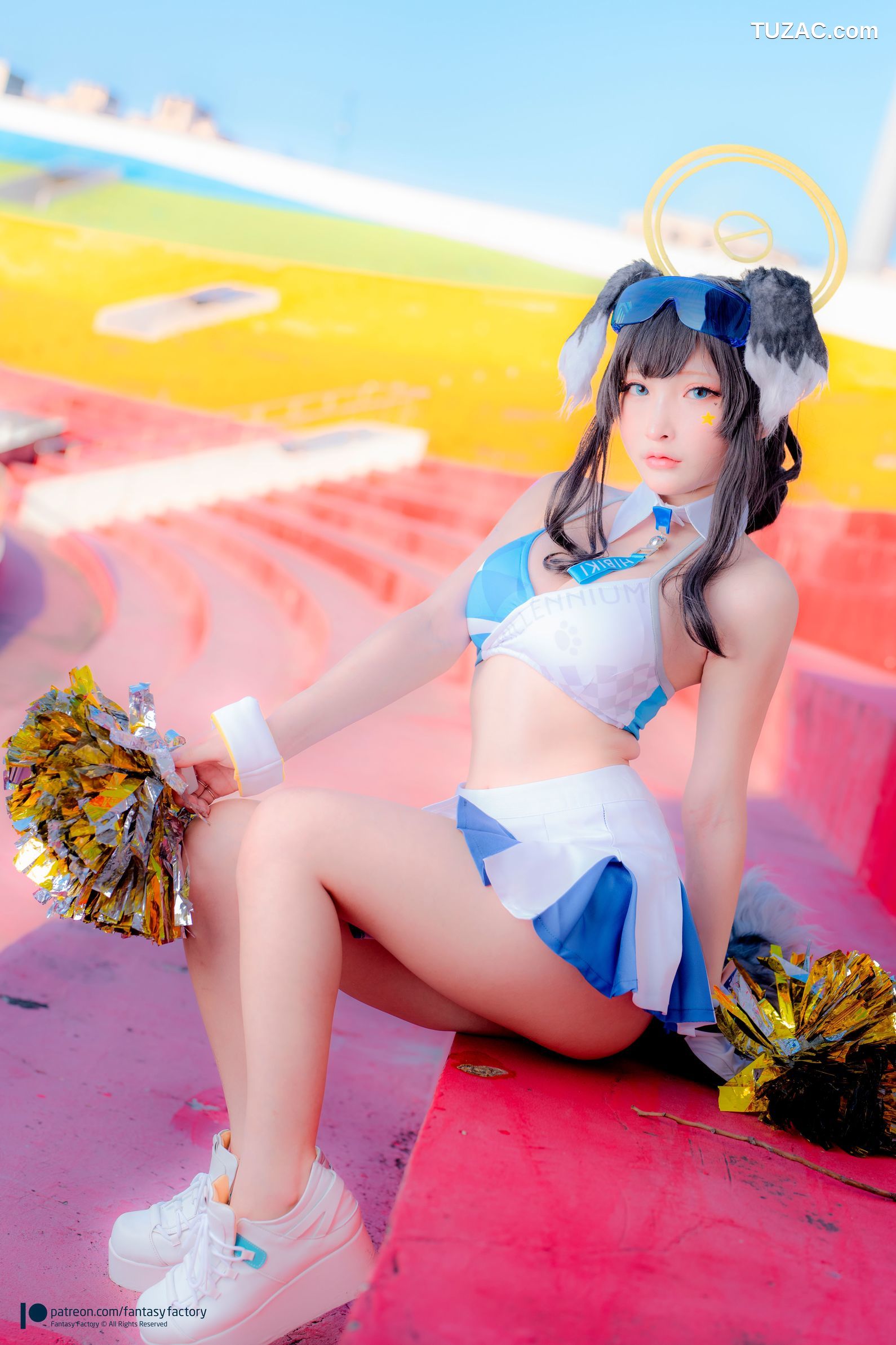Fantasy-Factory-小丁Ding-《蔚蓝档案》-猫冢响-啦啦队服-Hibiki-Cheerleader