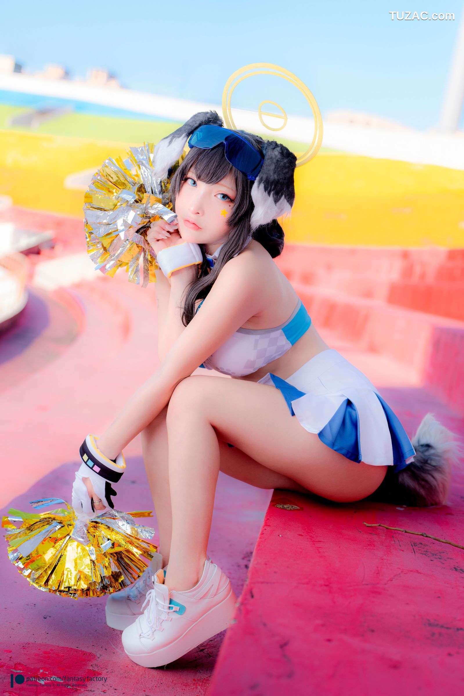 Fantasy-Factory-小丁Ding-《蔚蓝档案》-猫冢响-啦啦队服-Hibiki-Cheerleader