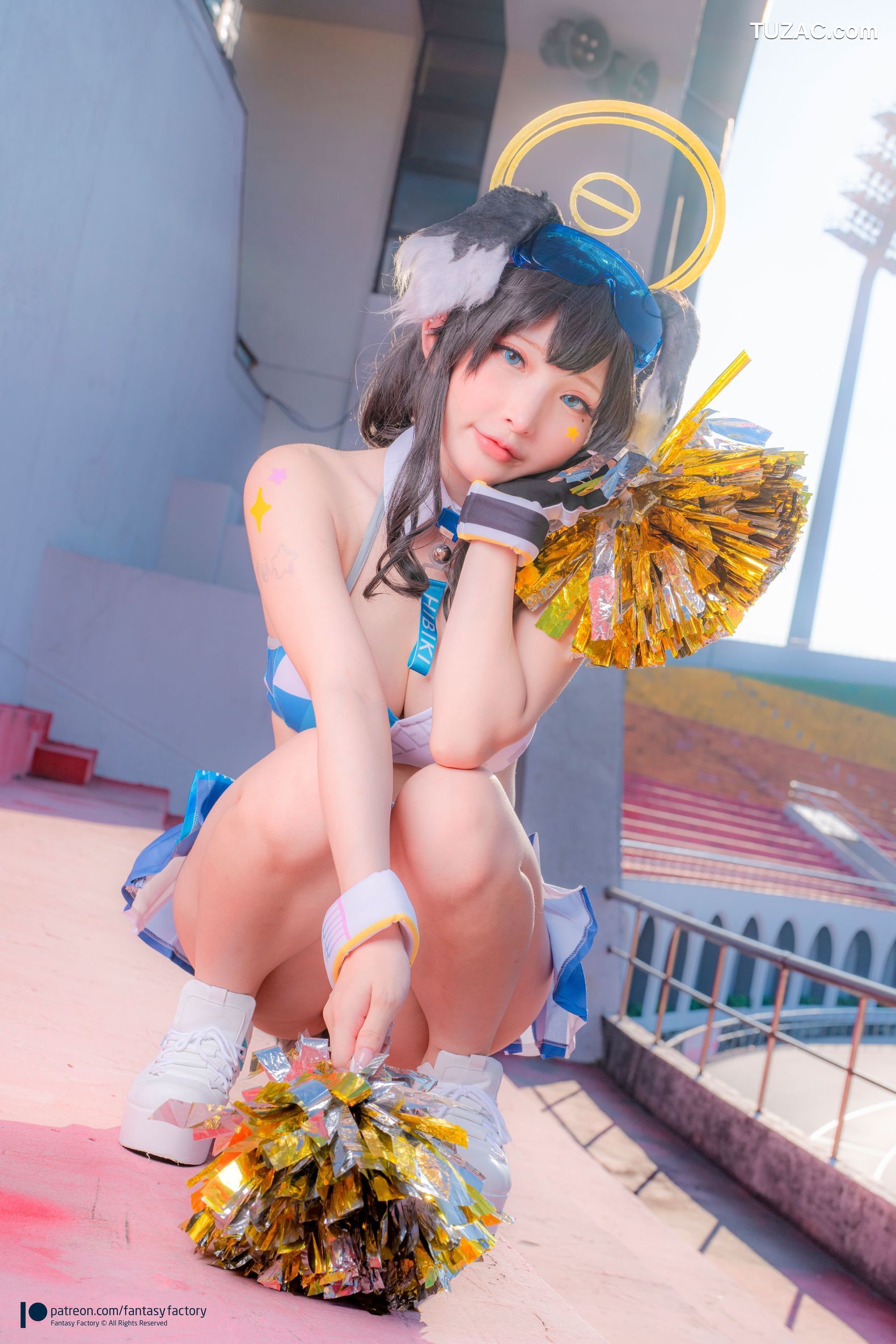 Fantasy-Factory-小丁Ding-《蔚蓝档案》-猫冢响-啦啦队服-Hibiki-Cheerleader