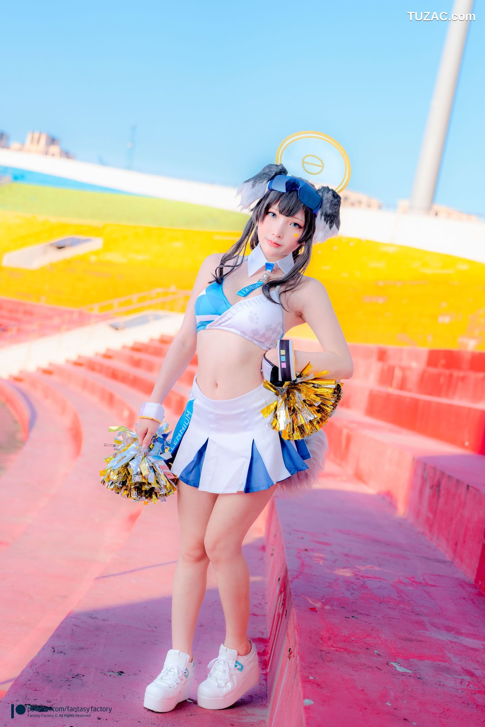 Fantasy-Factory-小丁Ding-《蔚蓝档案》-猫冢响-啦啦队服-Hibiki-Cheerleader