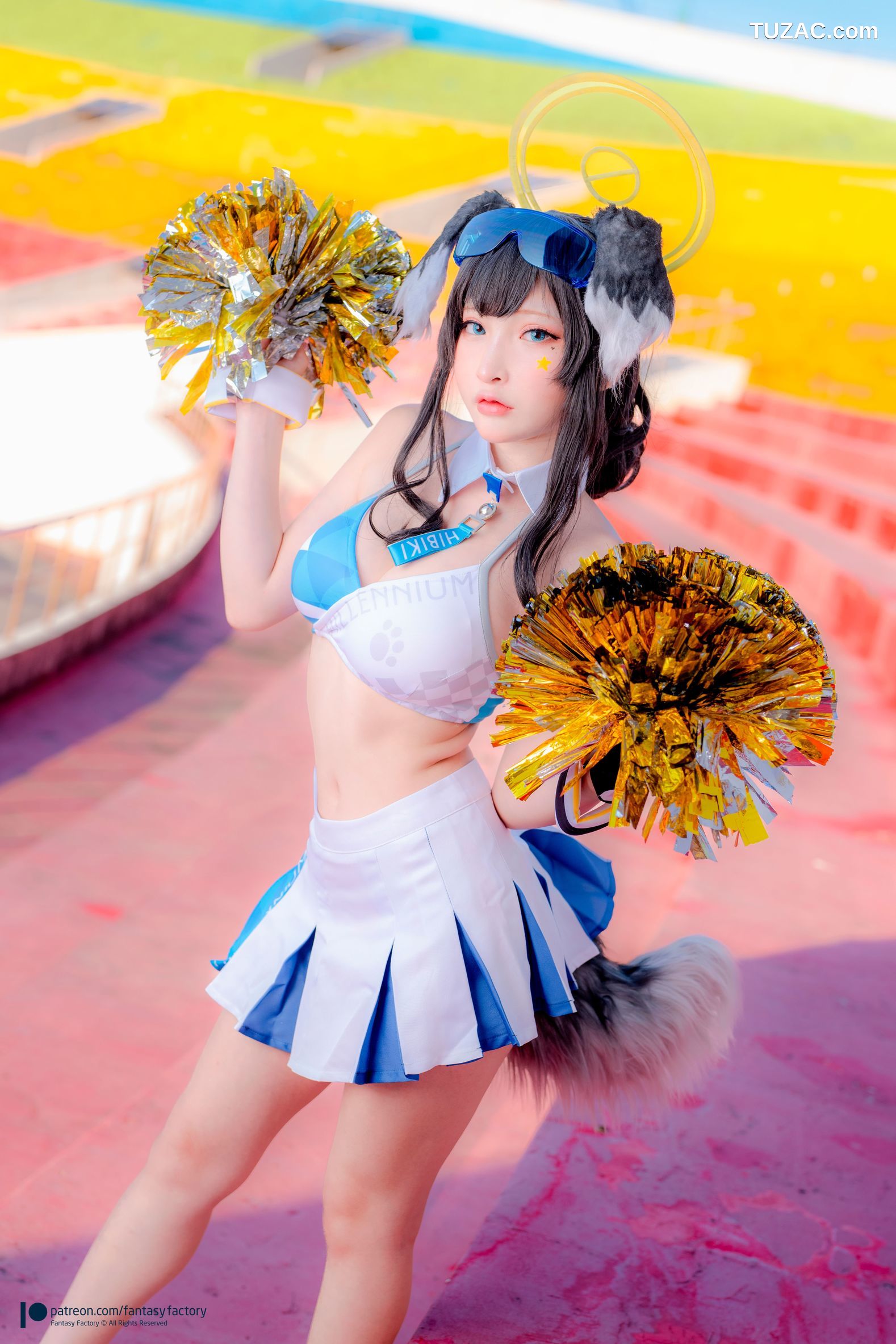 Fantasy-Factory-小丁Ding-《蔚蓝档案》-猫冢响-啦啦队服-Hibiki-Cheerleader