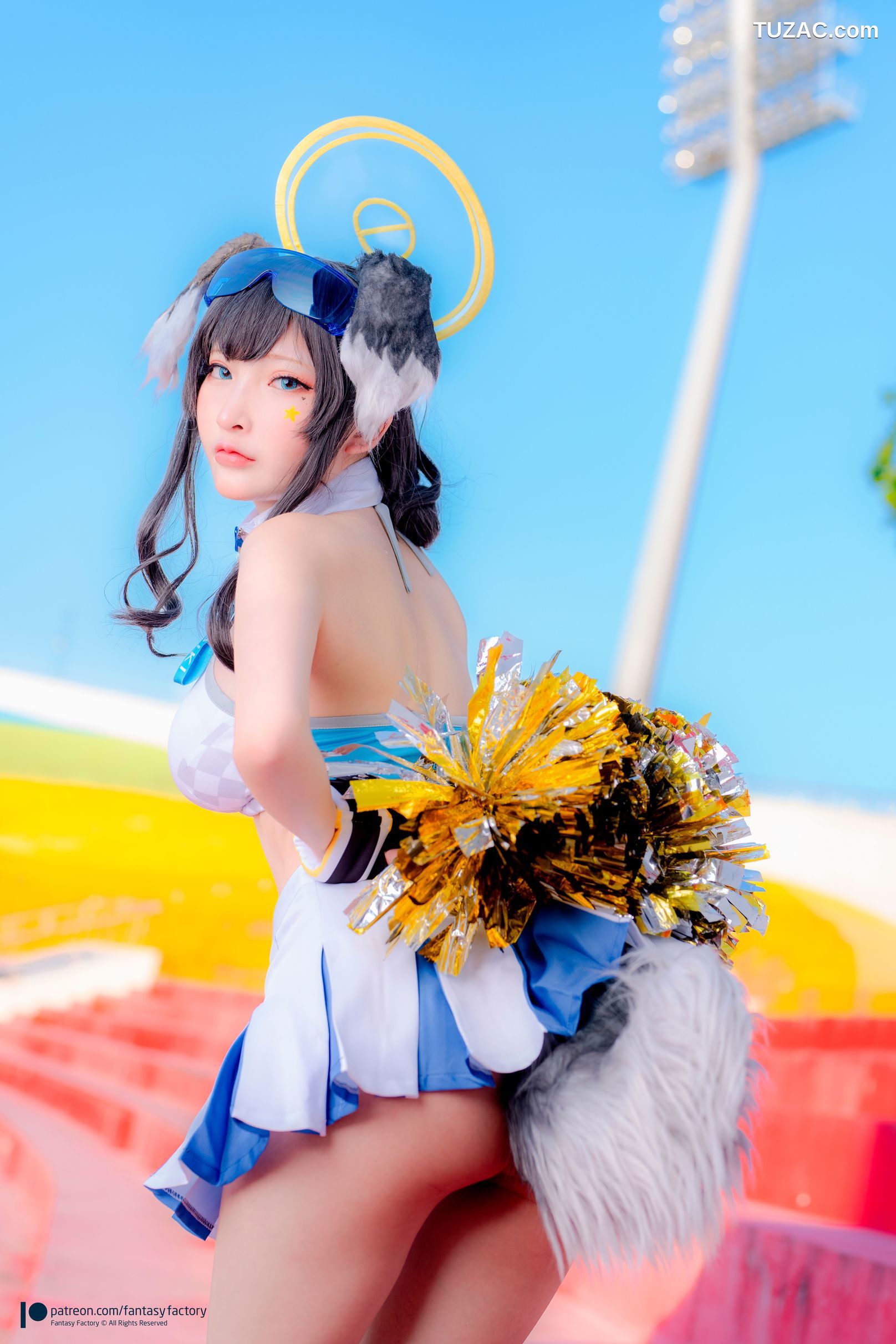 Fantasy-Factory-小丁Ding-《蔚蓝档案》-猫冢响-啦啦队服-Hibiki-Cheerleader