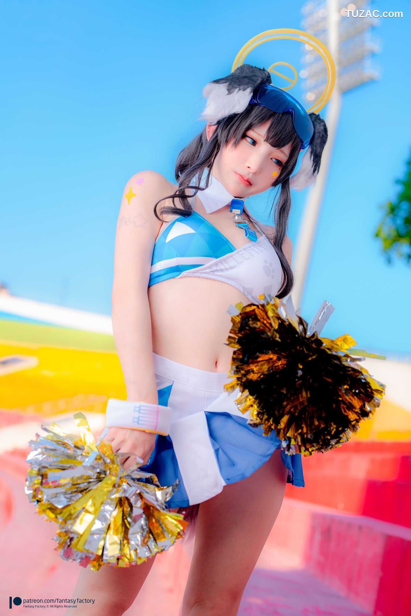 Fantasy-Factory-小丁Ding-《蔚蓝档案》-猫冢响-啦啦队服-Hibiki-Cheerleader