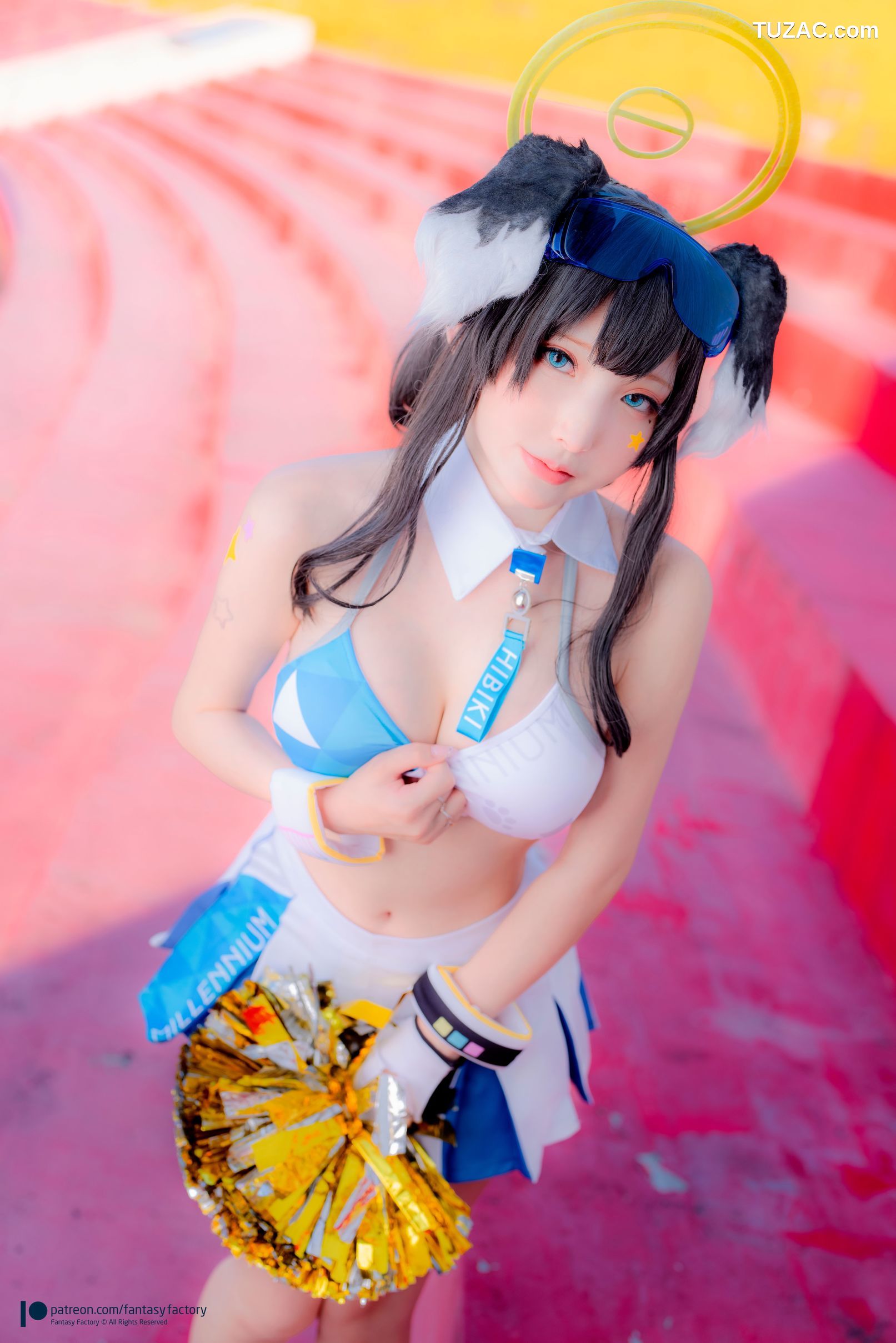 Fantasy-Factory-小丁Ding-《蔚蓝档案》-猫冢响-啦啦队服-Hibiki-Cheerleader