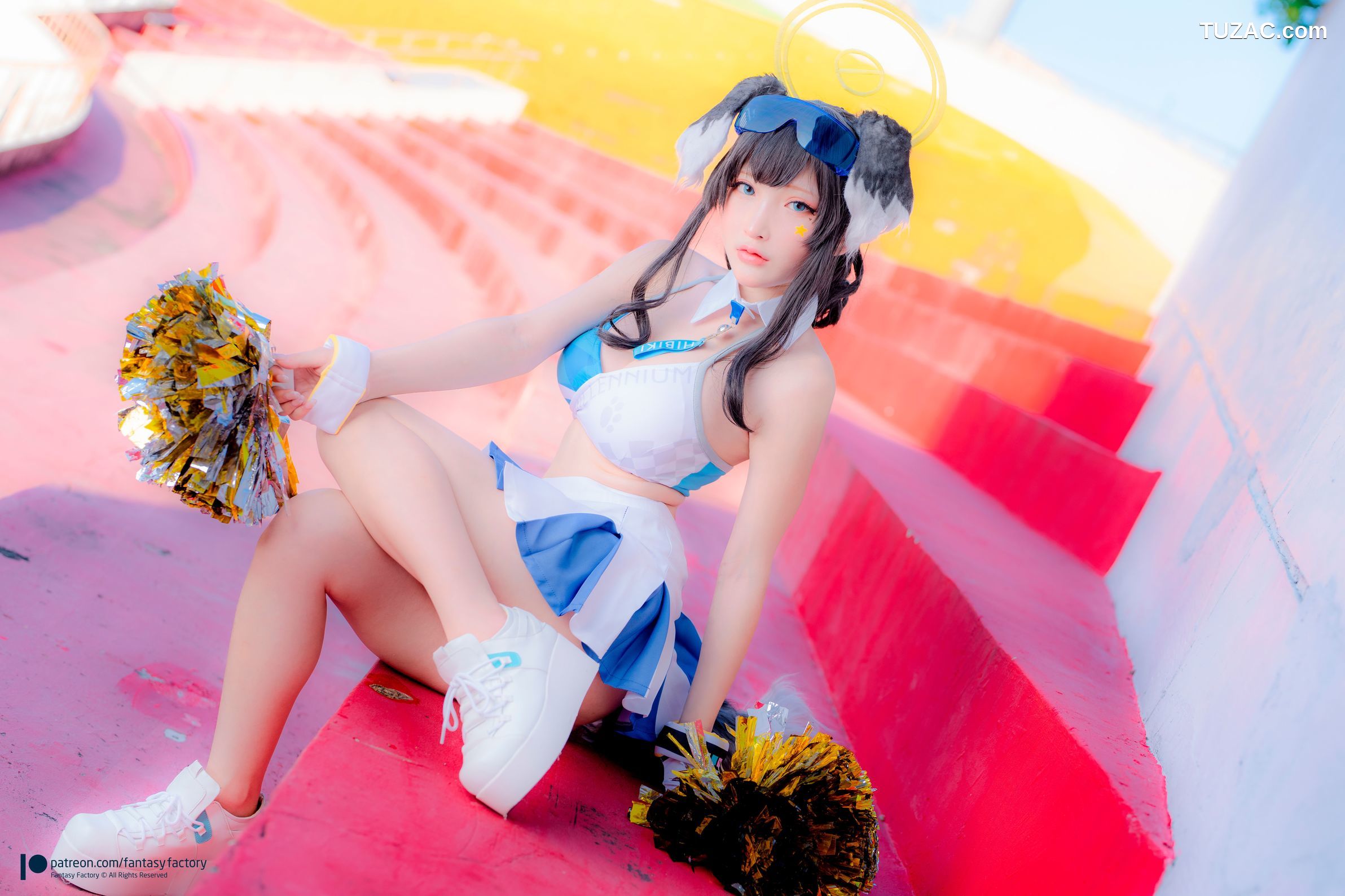 Fantasy-Factory-小丁Ding-《蔚蓝档案》-猫冢响-啦啦队服-Hibiki-Cheerleader