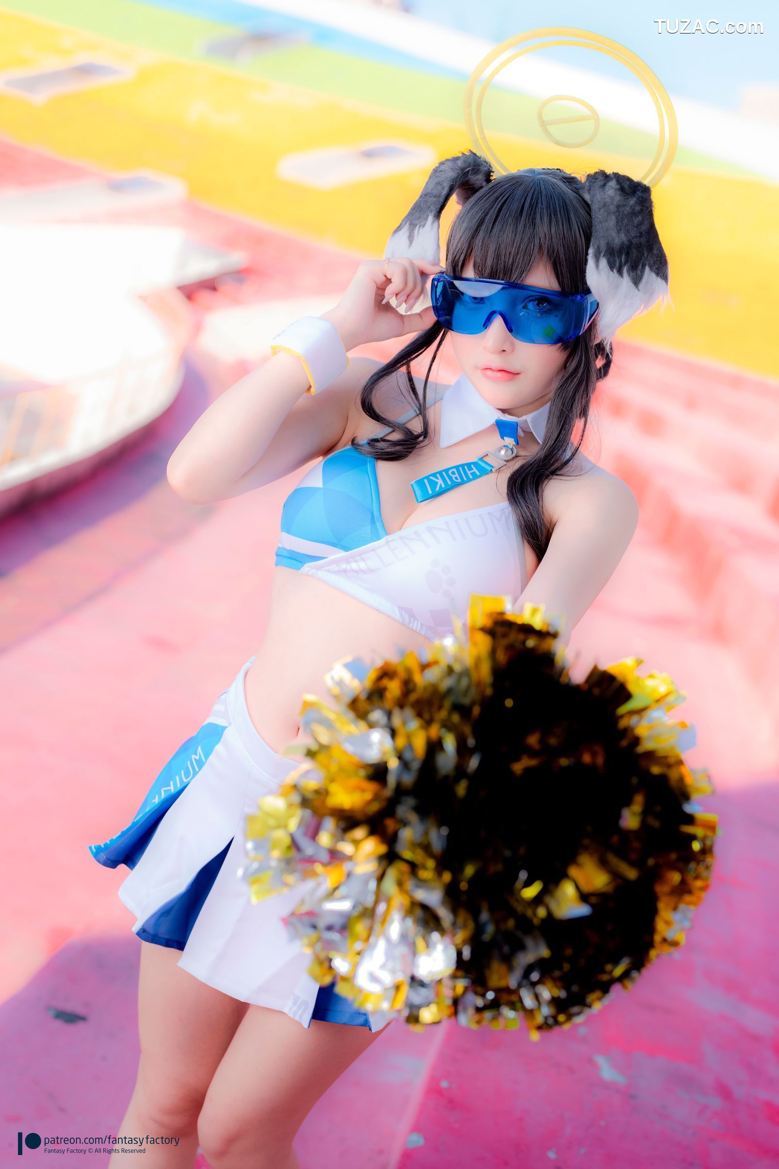 Fantasy-Factory-小丁Ding-《蔚蓝档案》-猫冢响-啦啦队服-Hibiki-Cheerleader
