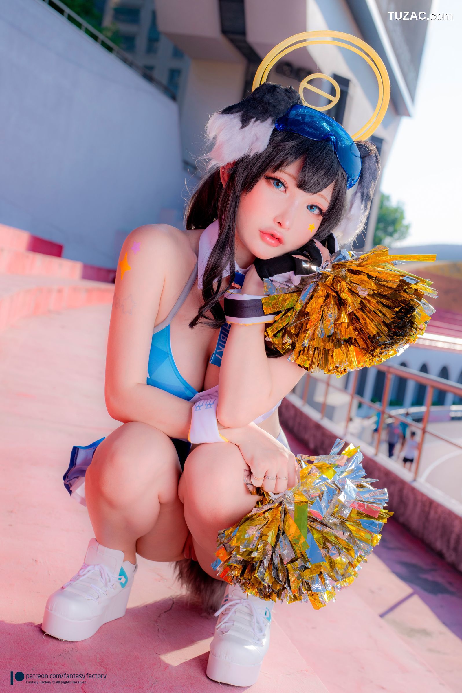 Fantasy-Factory-小丁Ding-《蔚蓝档案》-猫冢响-啦啦队服-Hibiki-Cheerleader