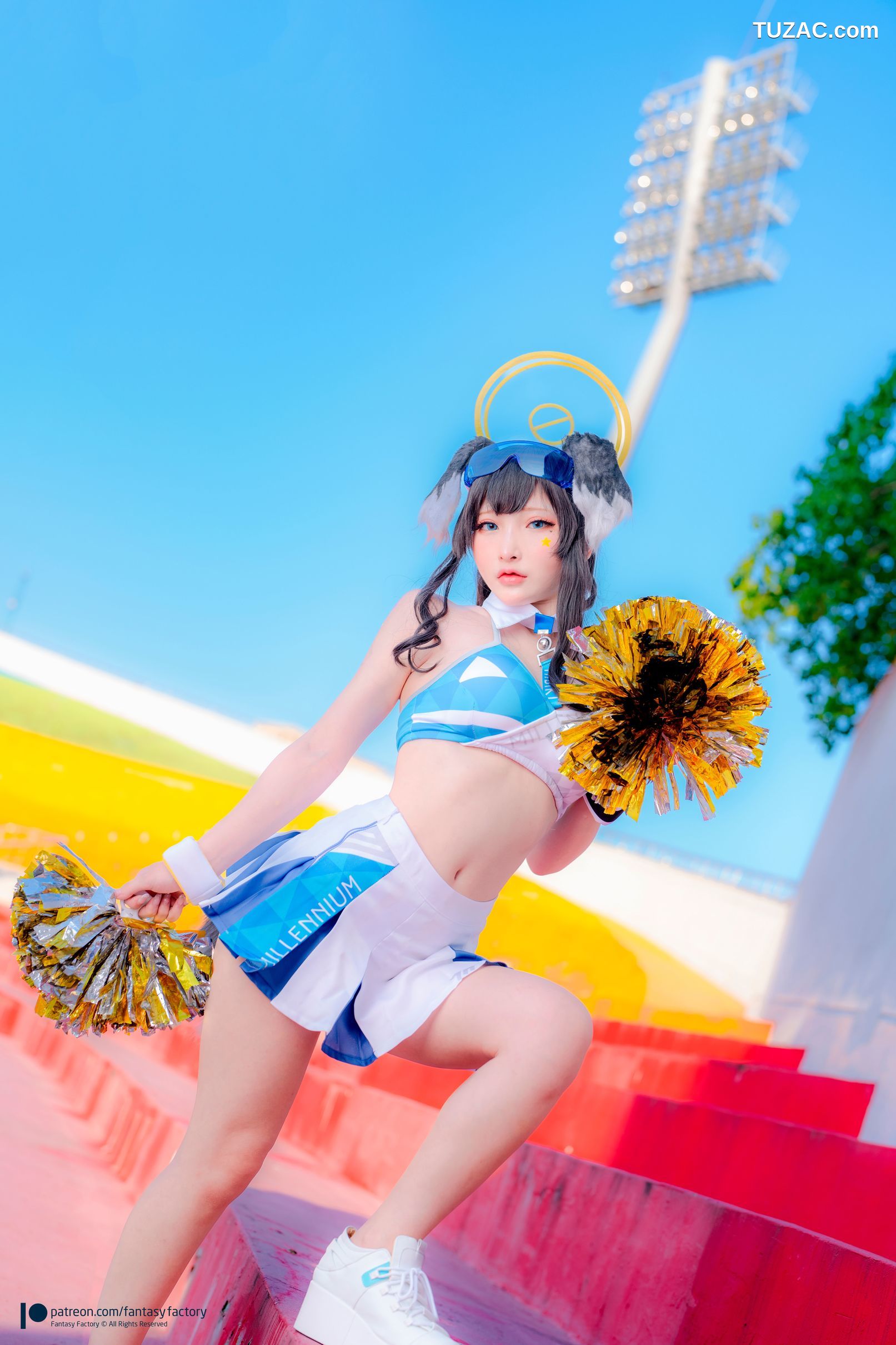 Fantasy-Factory-小丁Ding-《蔚蓝档案》-猫冢响-啦啦队服-Hibiki-Cheerleader