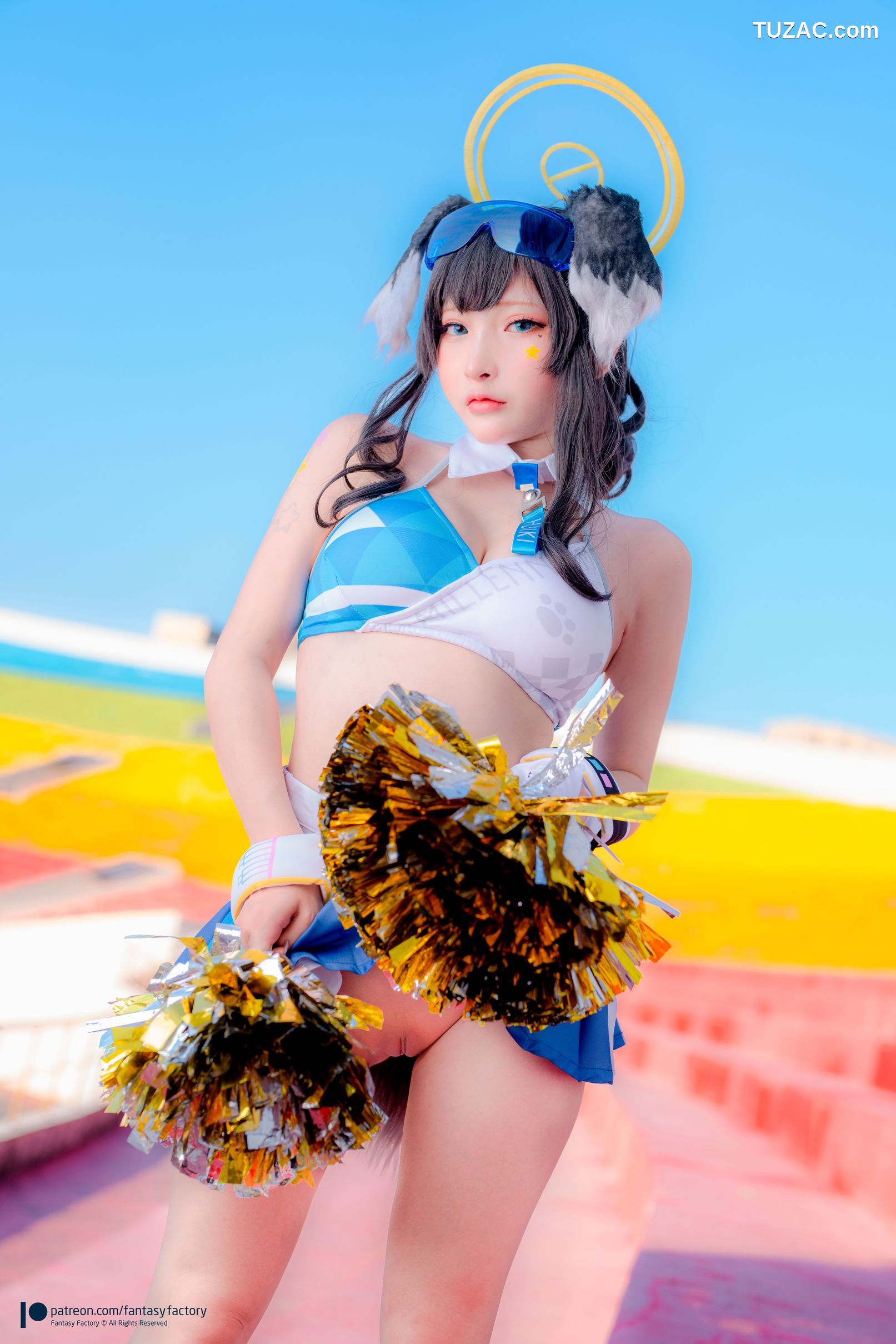 Fantasy-Factory-小丁Ding-《蔚蓝档案》-猫冢响-啦啦队服-Hibiki-Cheerleader
