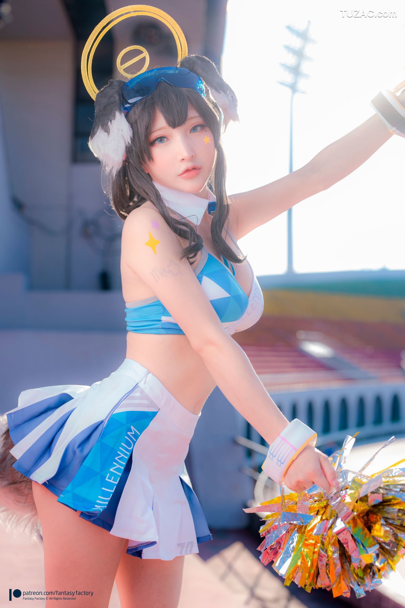 Fantasy-Factory-小丁Ding-《蔚蓝档案》-猫冢响-啦啦队服-Hibiki-Cheerleader