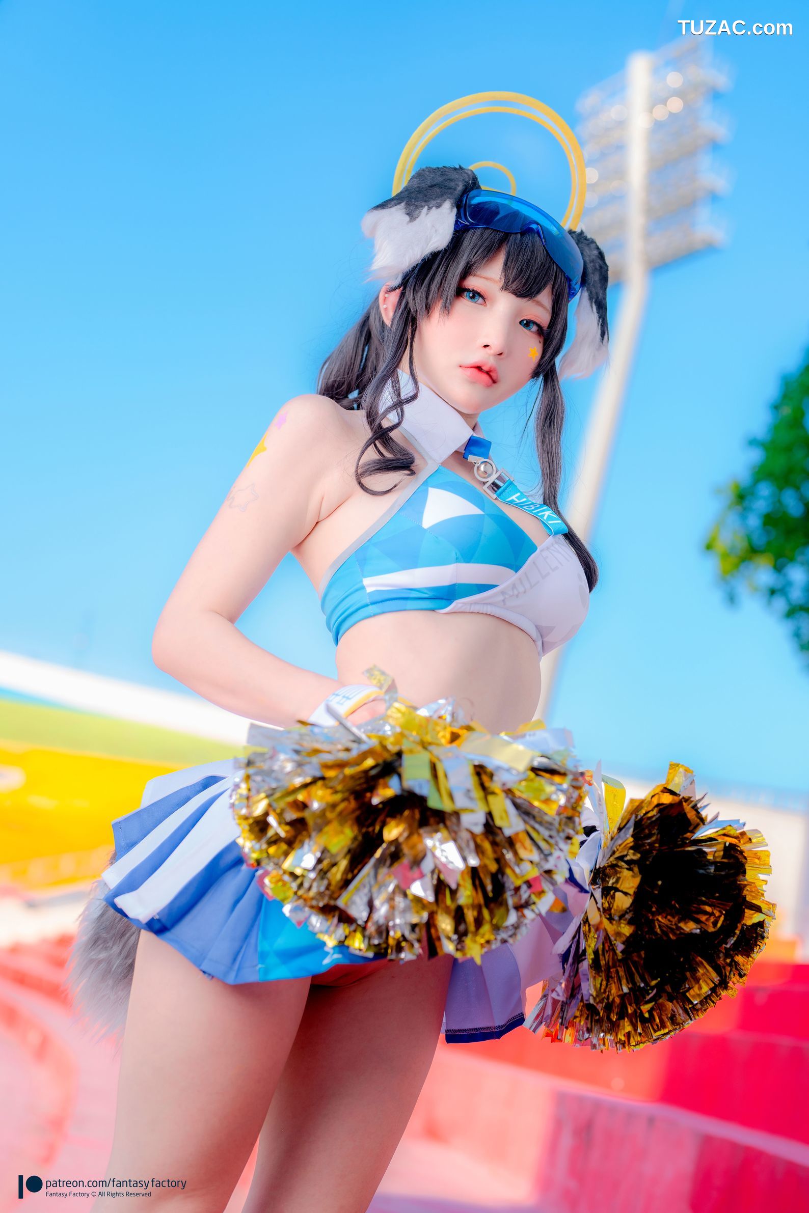 Fantasy-Factory-小丁Ding-《蔚蓝档案》-猫冢响-啦啦队服-Hibiki-Cheerleader