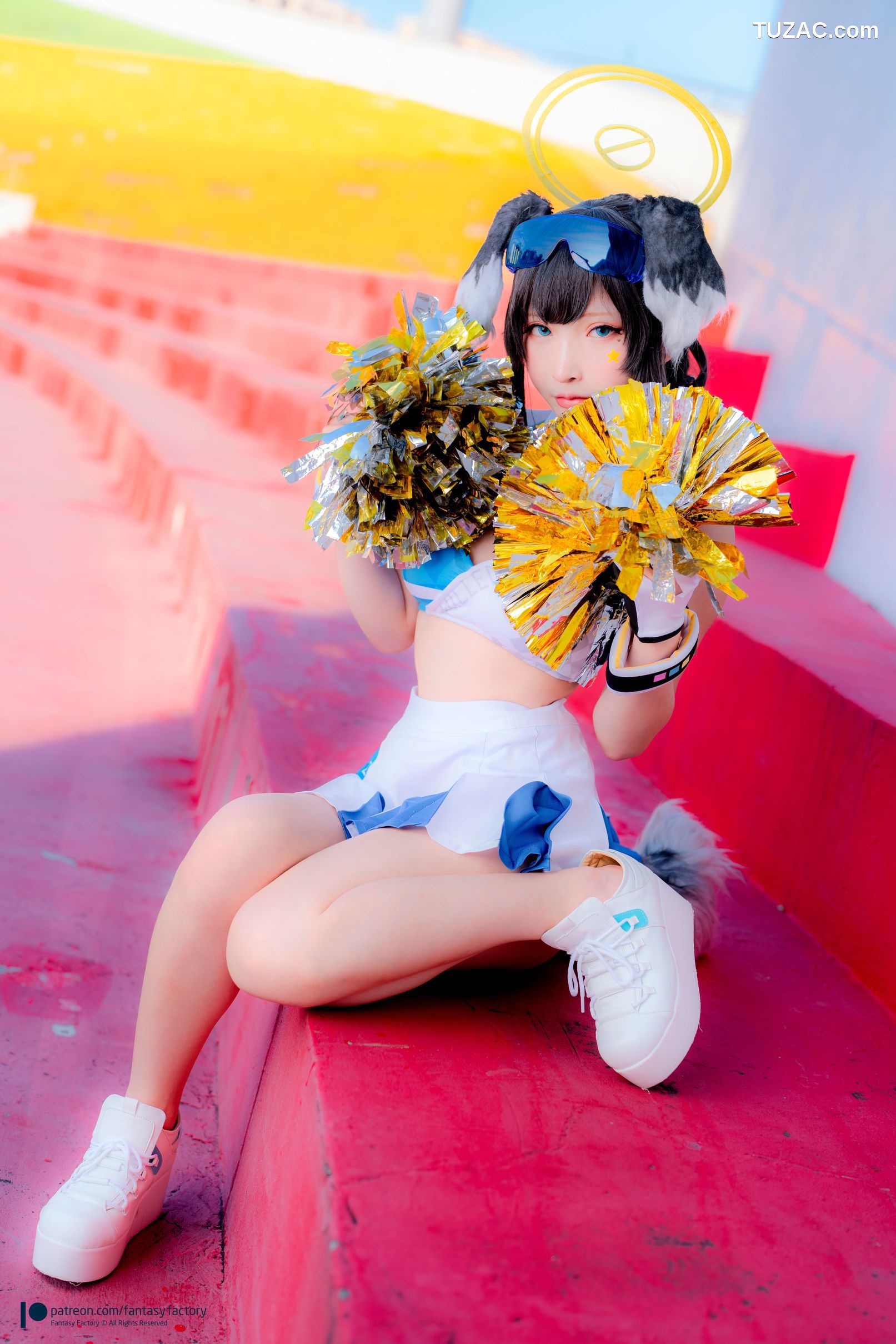 Fantasy-Factory-小丁Ding-《蔚蓝档案》-猫冢响-啦啦队服-Hibiki-Cheerleader
