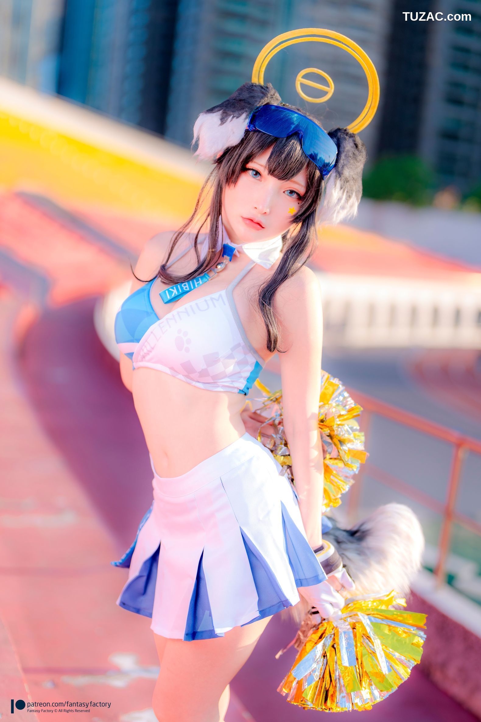 Fantasy-Factory-小丁Ding-《蔚蓝档案》-猫冢响-啦啦队服-Hibiki-Cheerleader