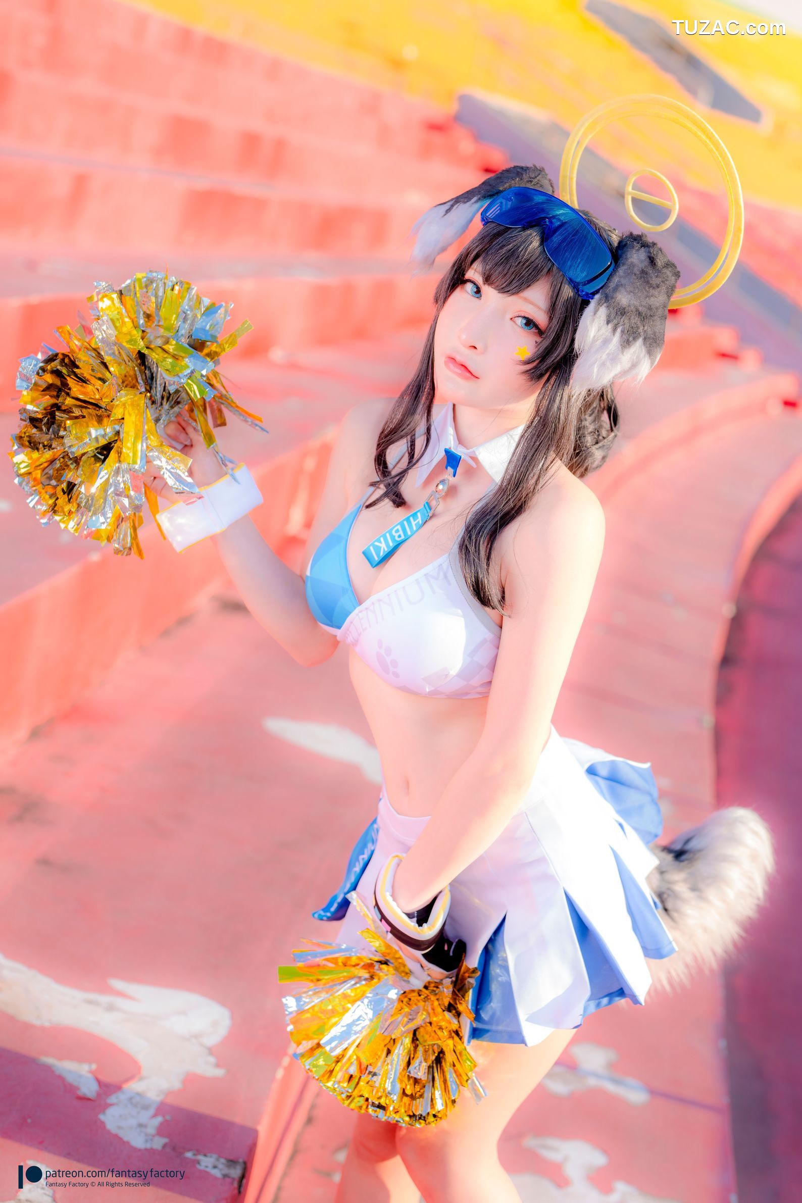 Fantasy-Factory-小丁Ding-《蔚蓝档案》-猫冢响-啦啦队服-Hibiki-Cheerleader