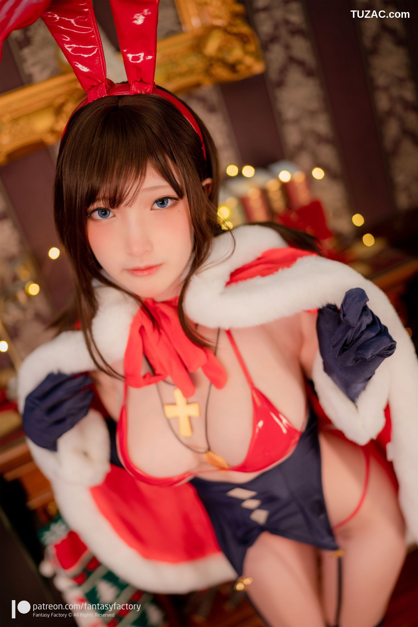 Fantasy-Factory-小丁Ding-圣诞兔女郎-Christmas-Bunny