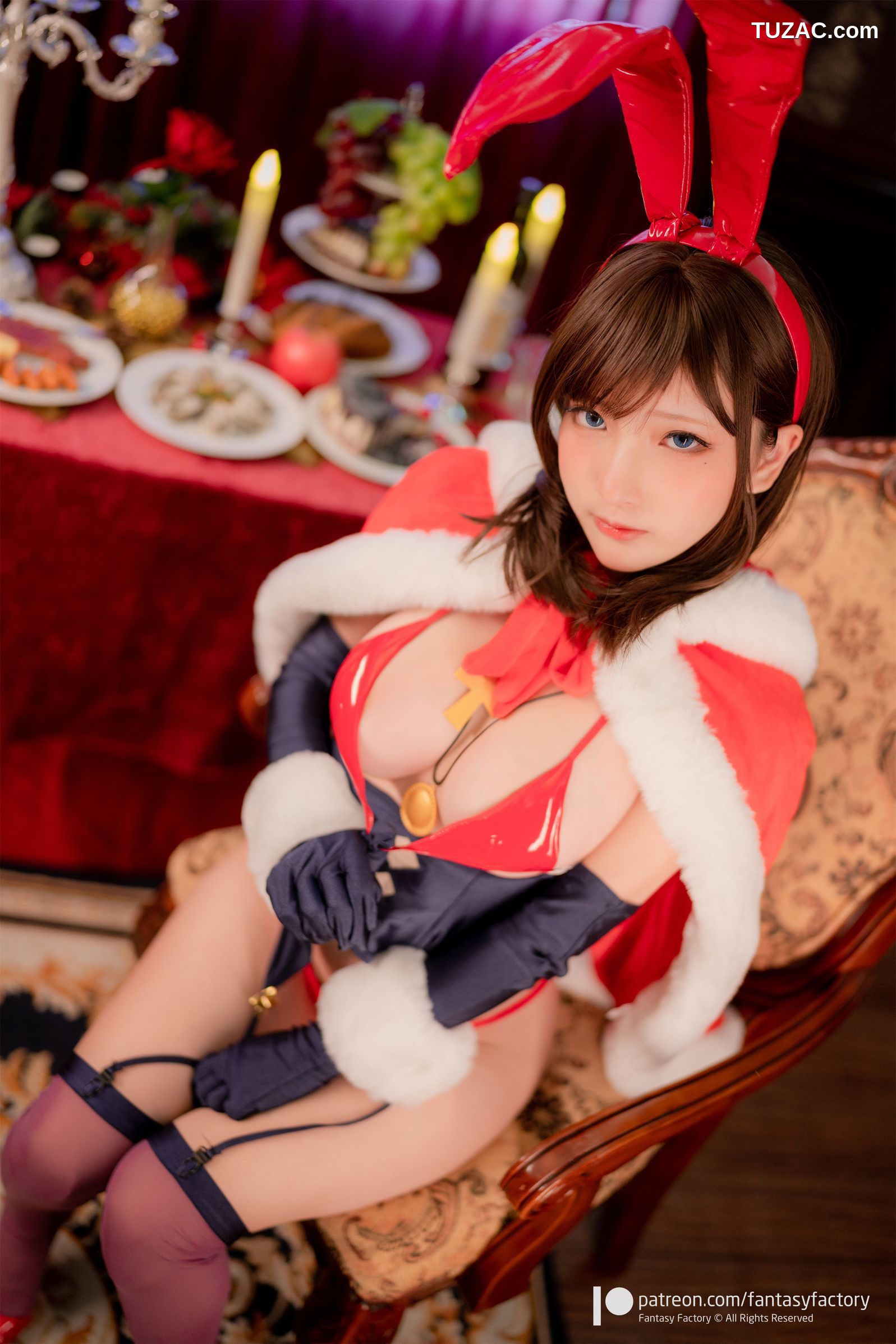 Fantasy-Factory-小丁Ding-圣诞兔女郎-Christmas-Bunny