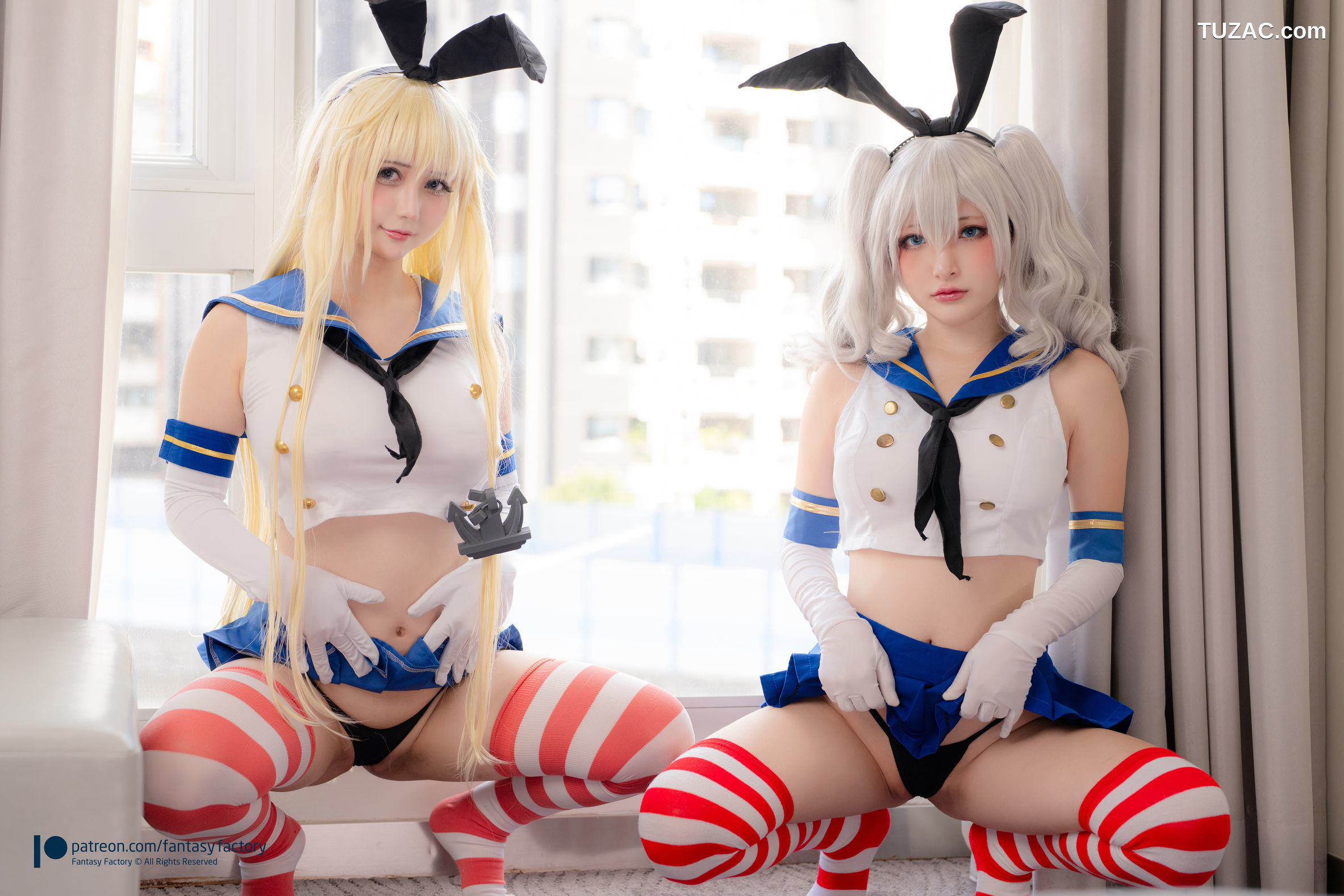 Fantasy-Factory-小丁Ding-鹿岛与岛风-Kashima＆Shimakaze-With-Rinka-2021.11