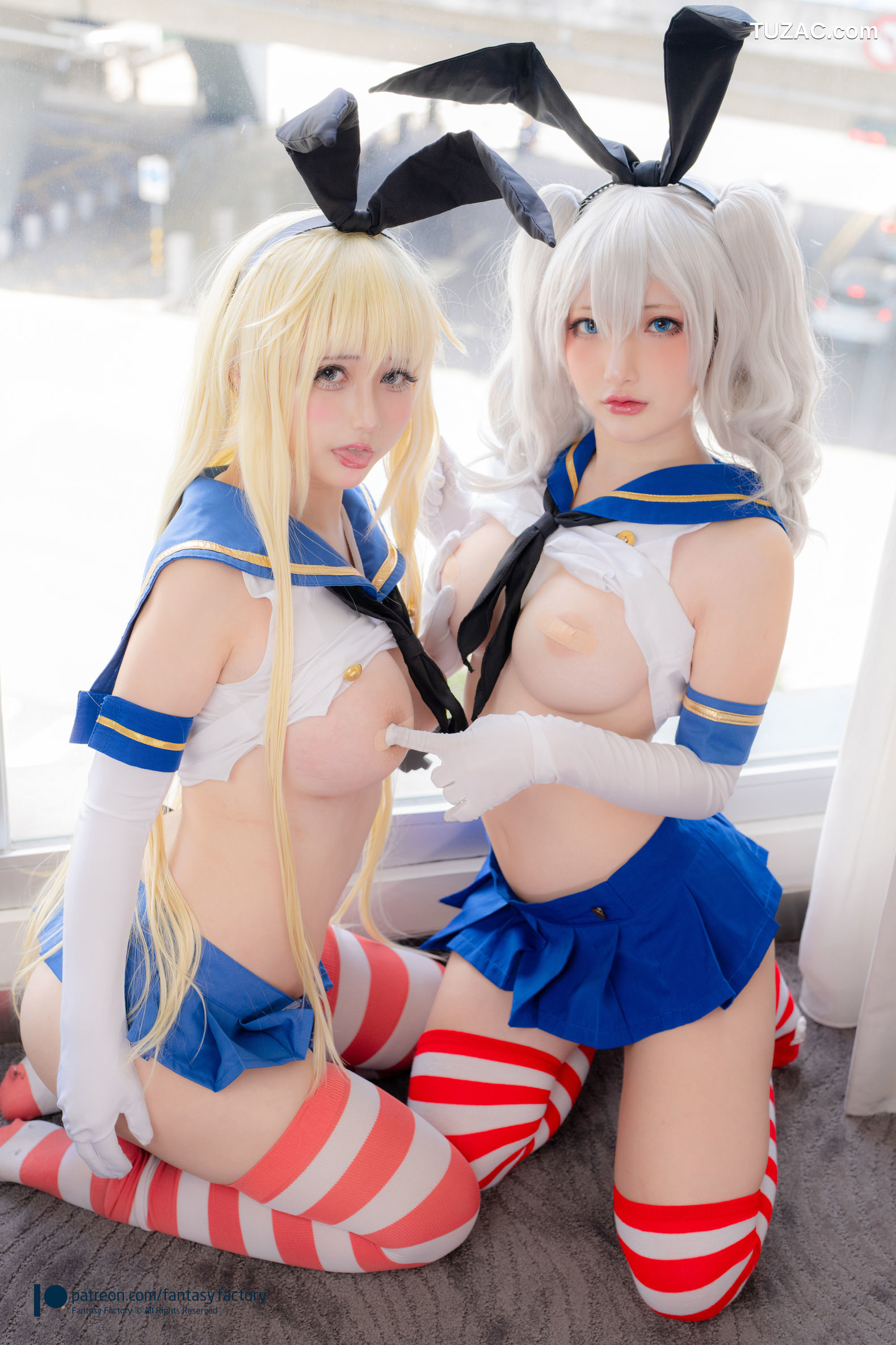 Fantasy-Factory-小丁Ding-鹿岛与岛风-Kashima＆Shimakaze-With-Rinka-2021.11
