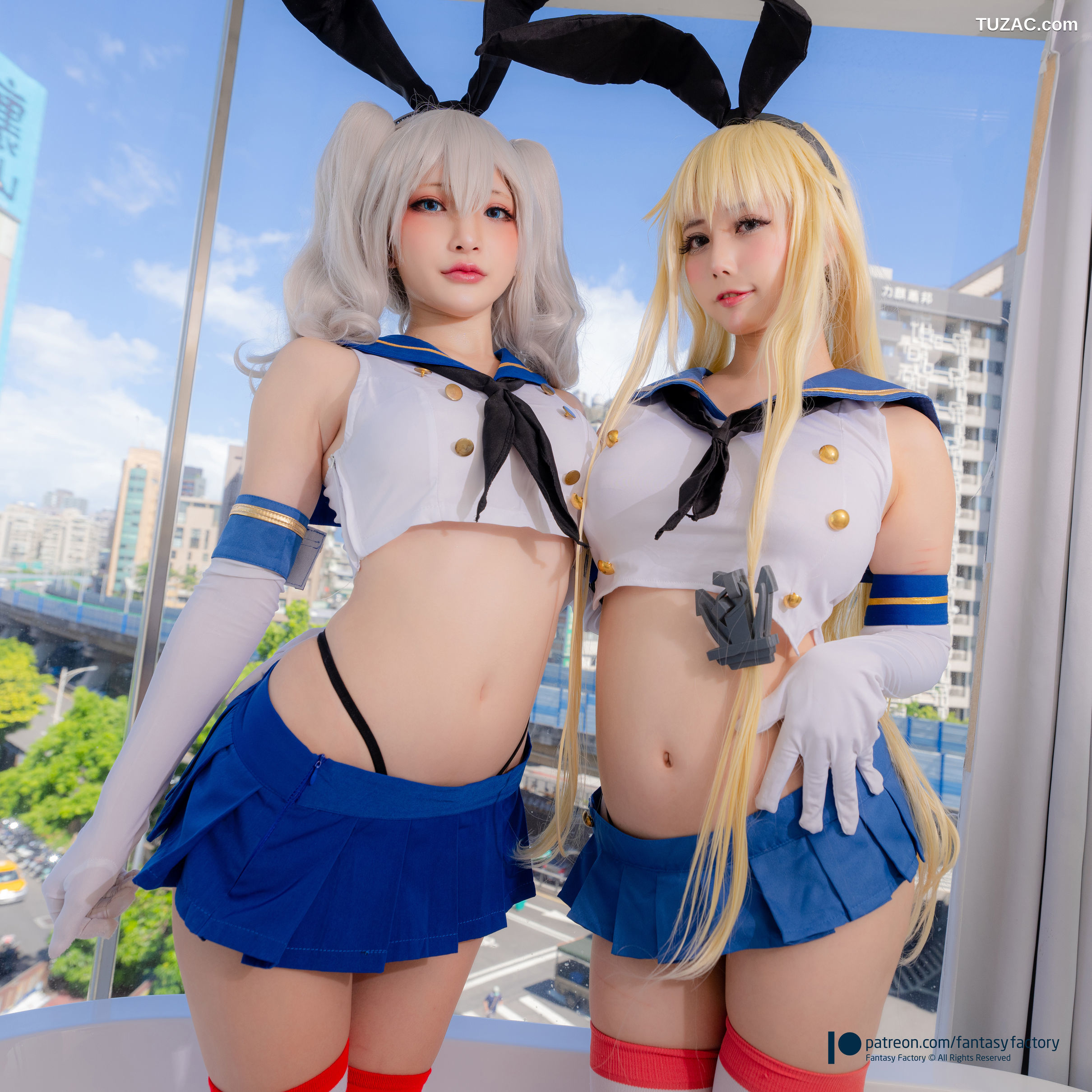 Fantasy-Factory-小丁Ding-鹿岛与岛风-Kashima＆Shimakaze-With-Rinka-2021.11