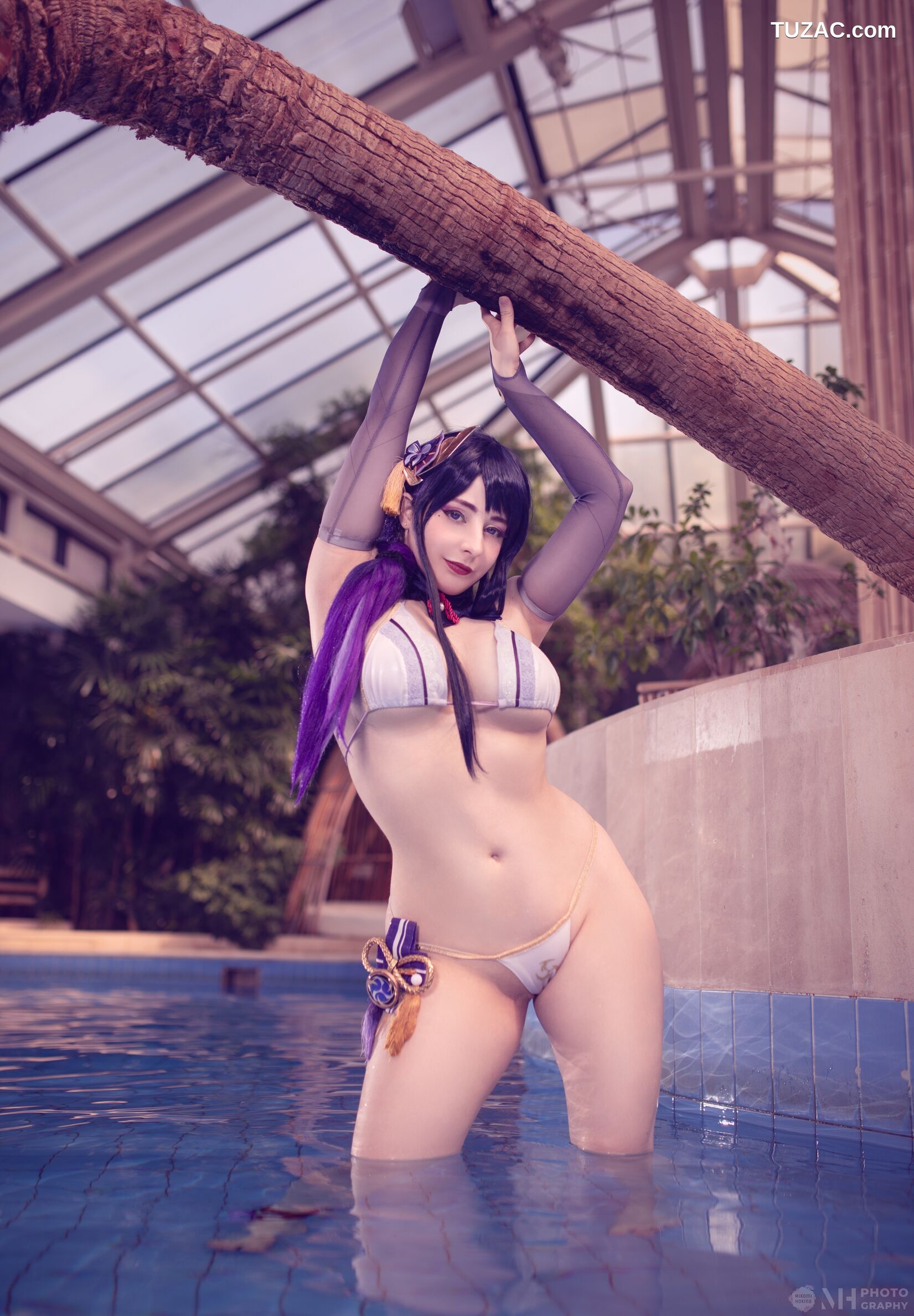 Mikomi-Hokina-雷电将军-Raiden-Lingerie