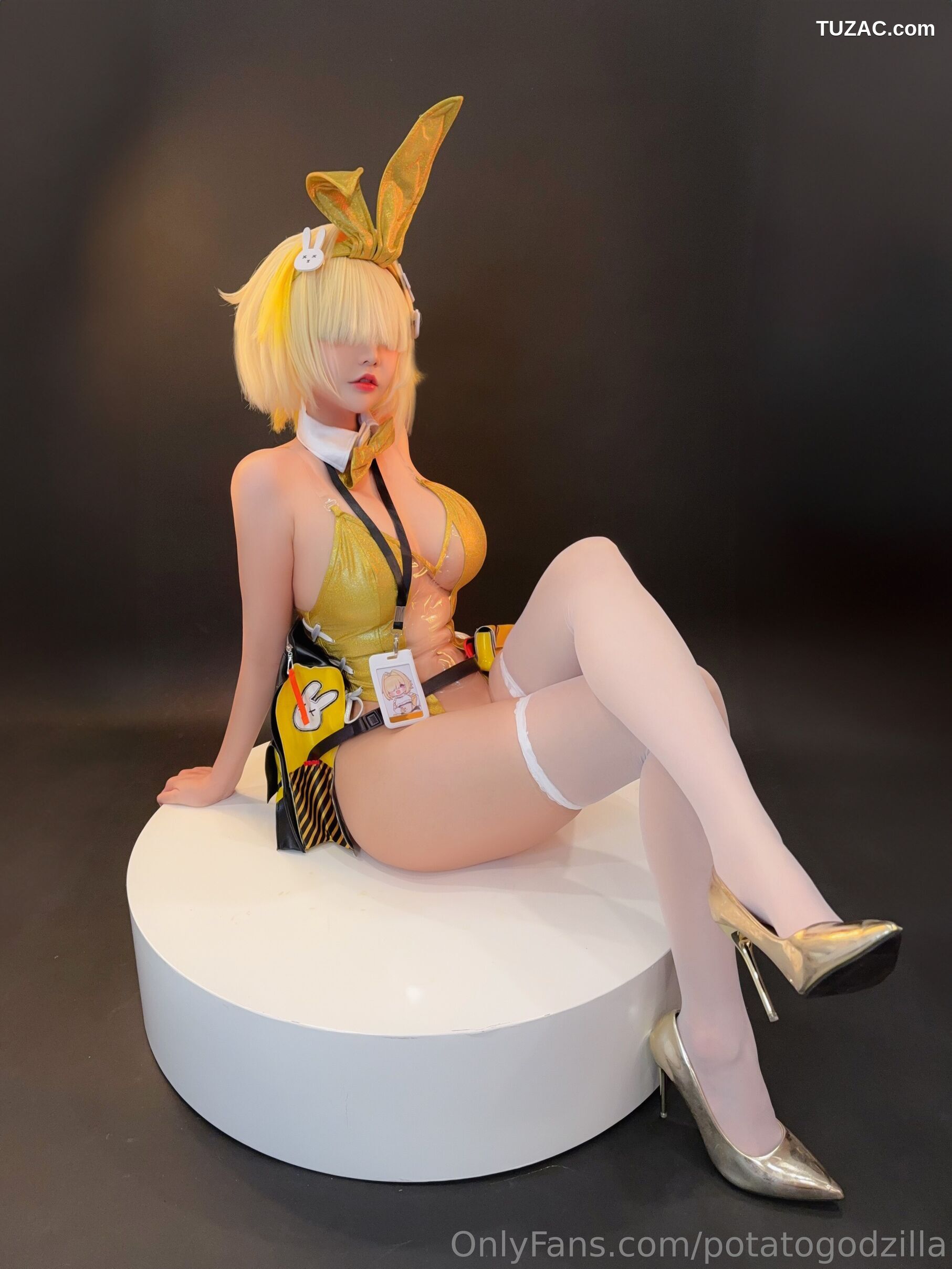 Potato-Godzilla-Elegg-Bunny-Suit-胜利女神-妮姬-兔女郎装