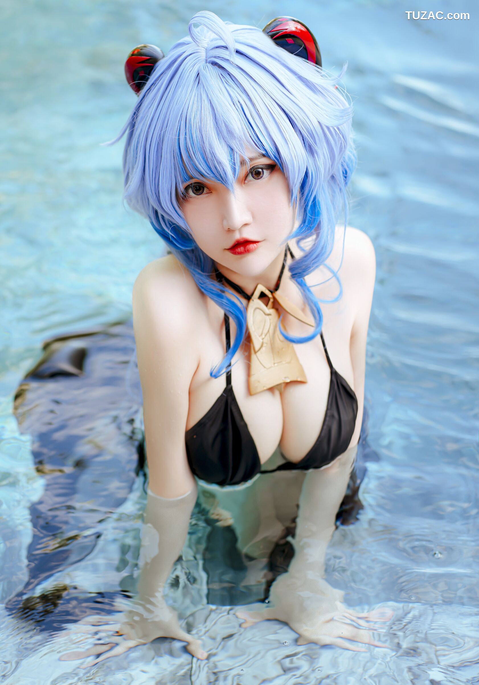 Potato-Godzilla-Ganyu-Bikini-原神-甘雨-比基尼