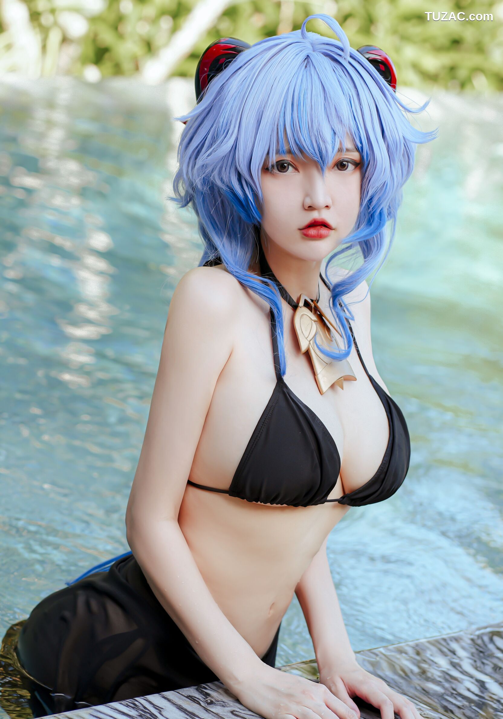 Potato-Godzilla-Ganyu-Bikini-原神-甘雨-比基尼