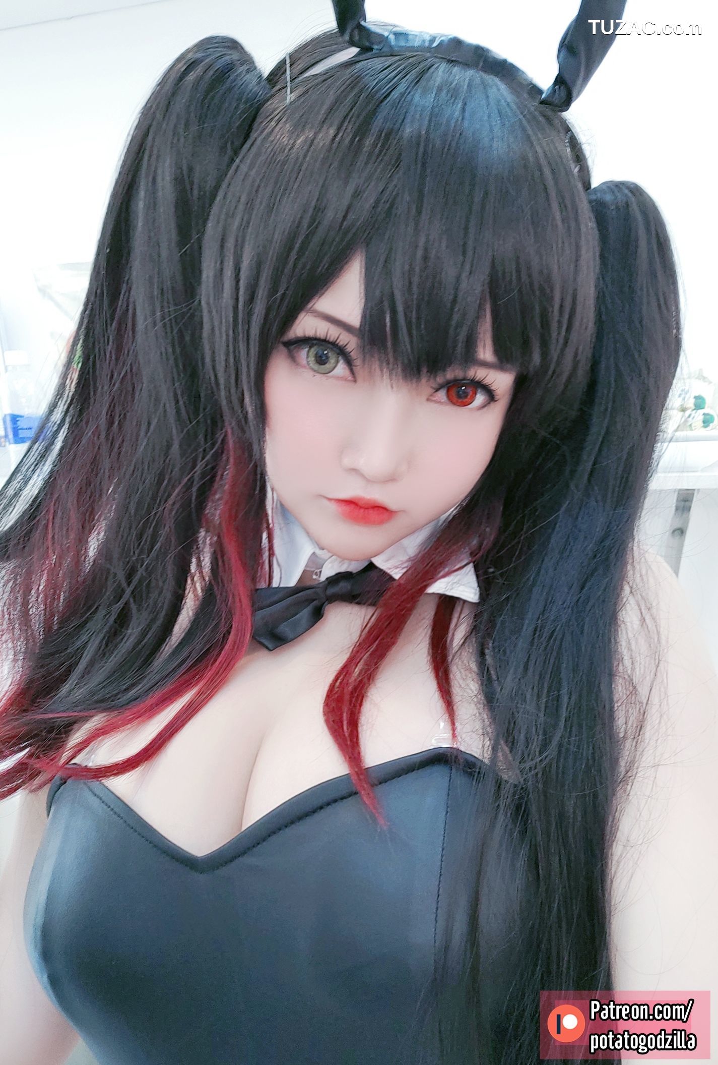 Potato-Godzilla-Kurumi-Tokisaki-Bunny-Girl