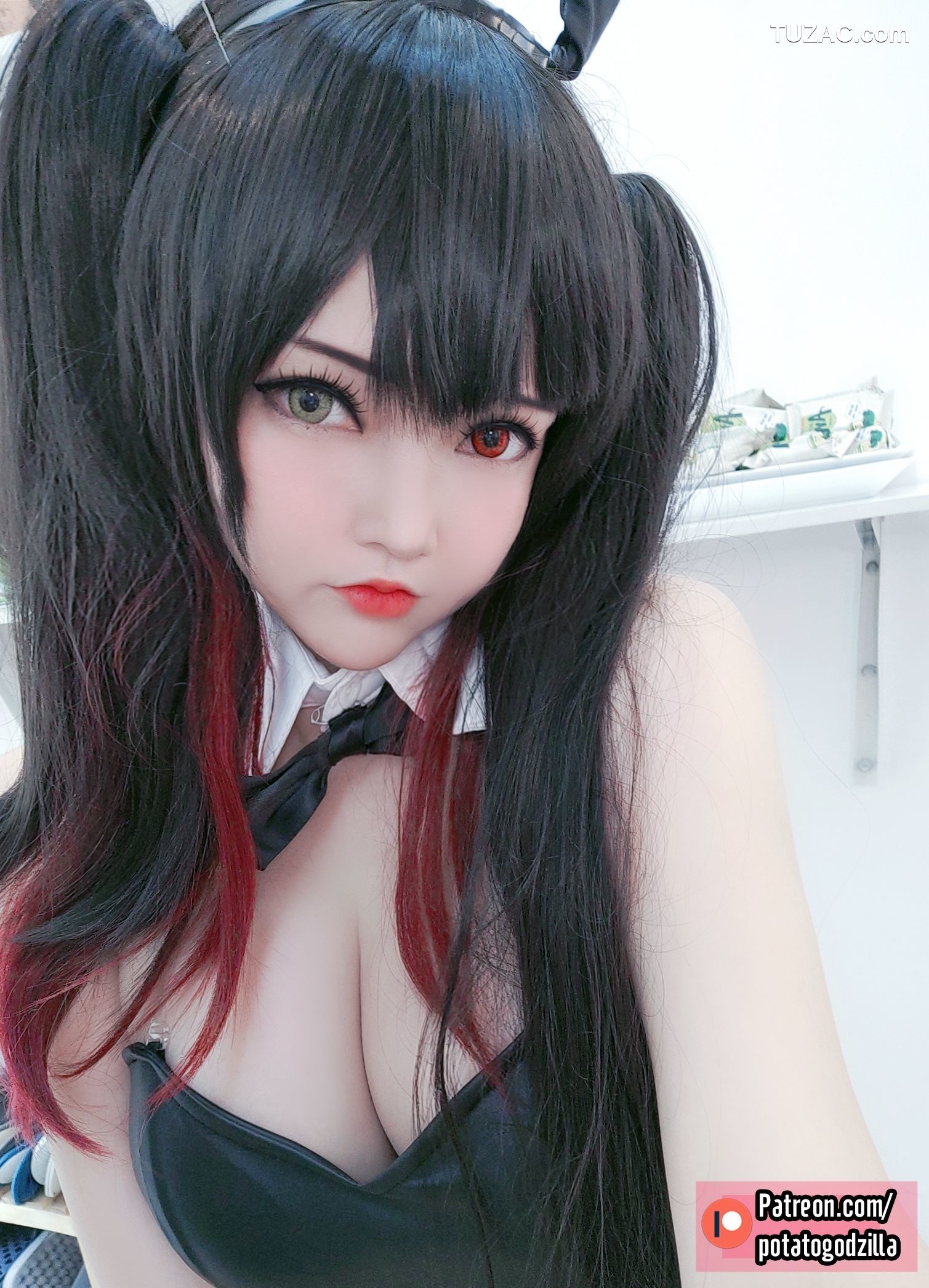 Potato-Godzilla-Kurumi-Tokisaki-Bunny-Girl