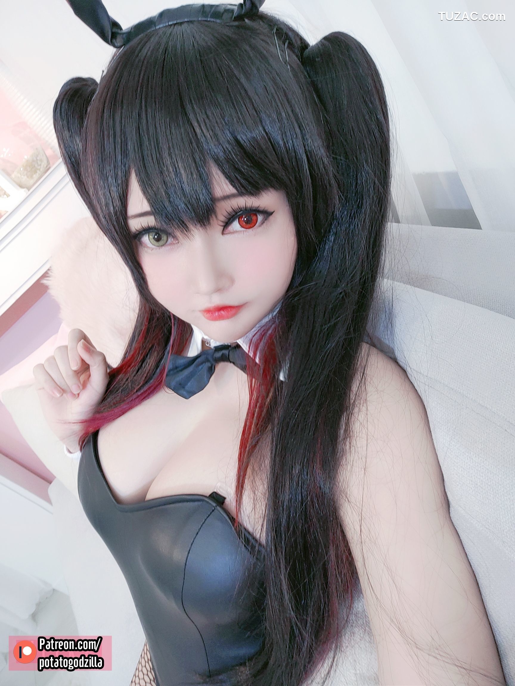 Potato-Godzilla-Kurumi-Tokisaki-Bunny-Girl