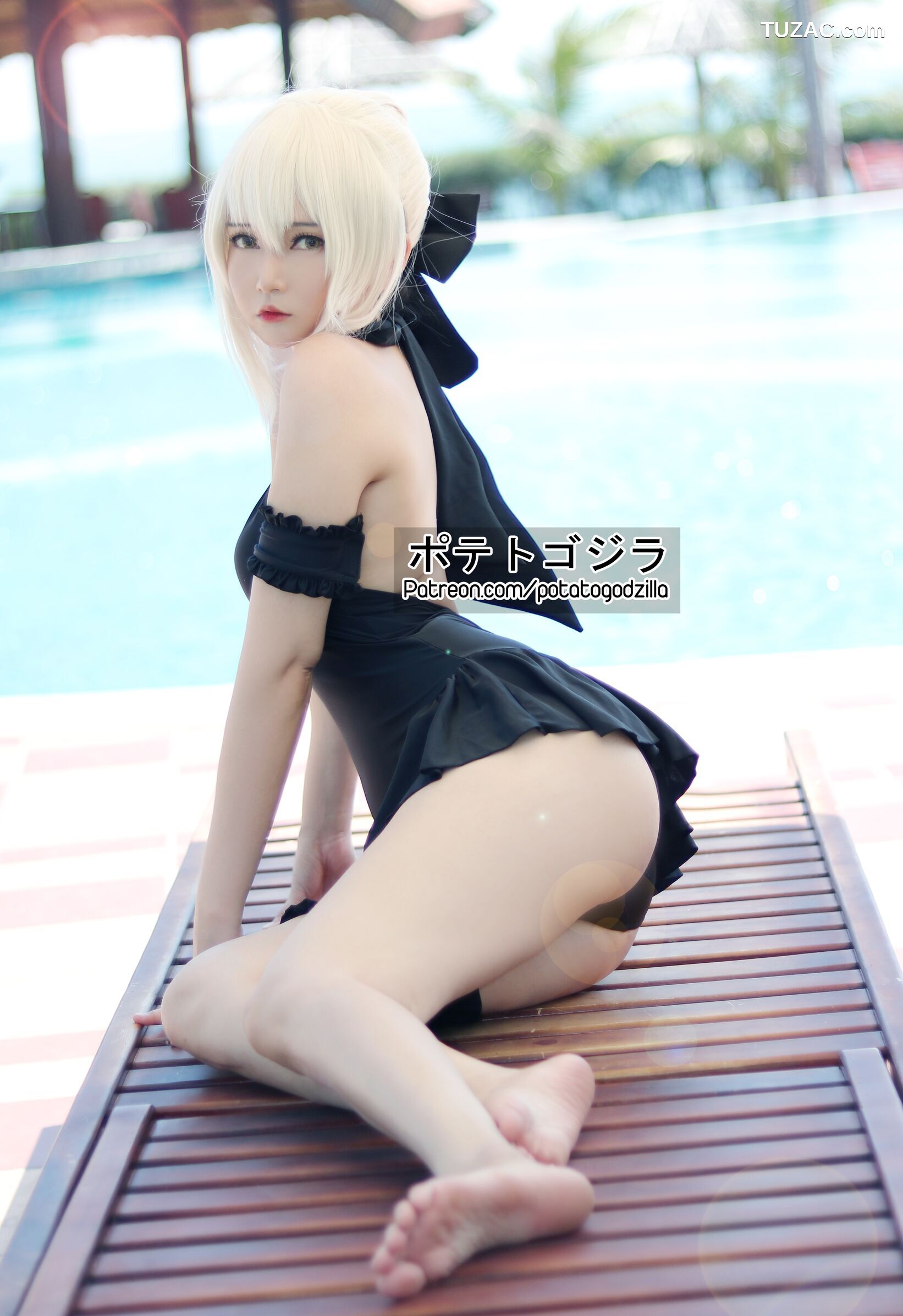 Potato-Godzilla-Saber-Alter-Swimsuit