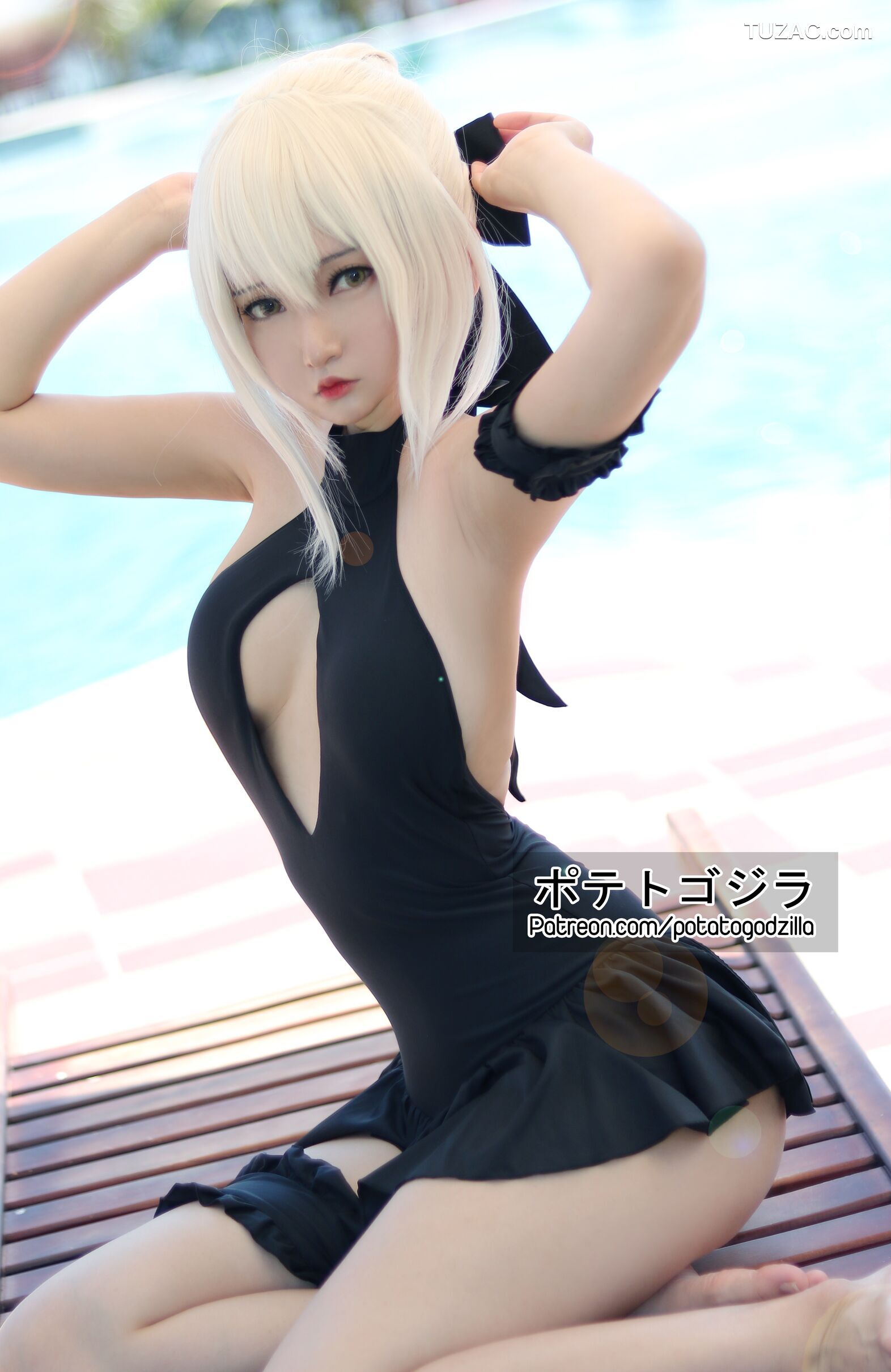 Potato-Godzilla-Saber-Alter-Swimsuit