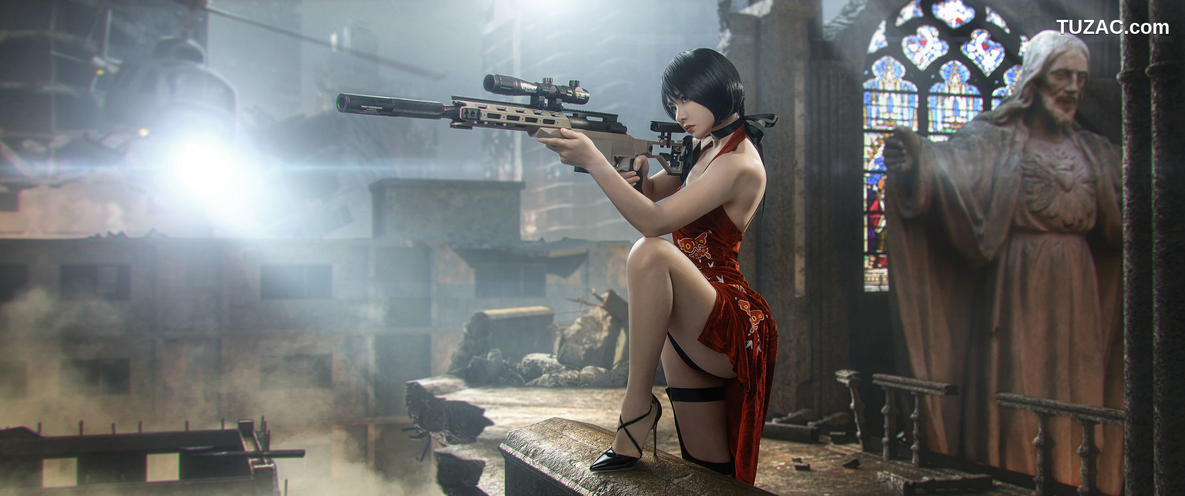 爆机少女喵小吉-生化危机-艾达王