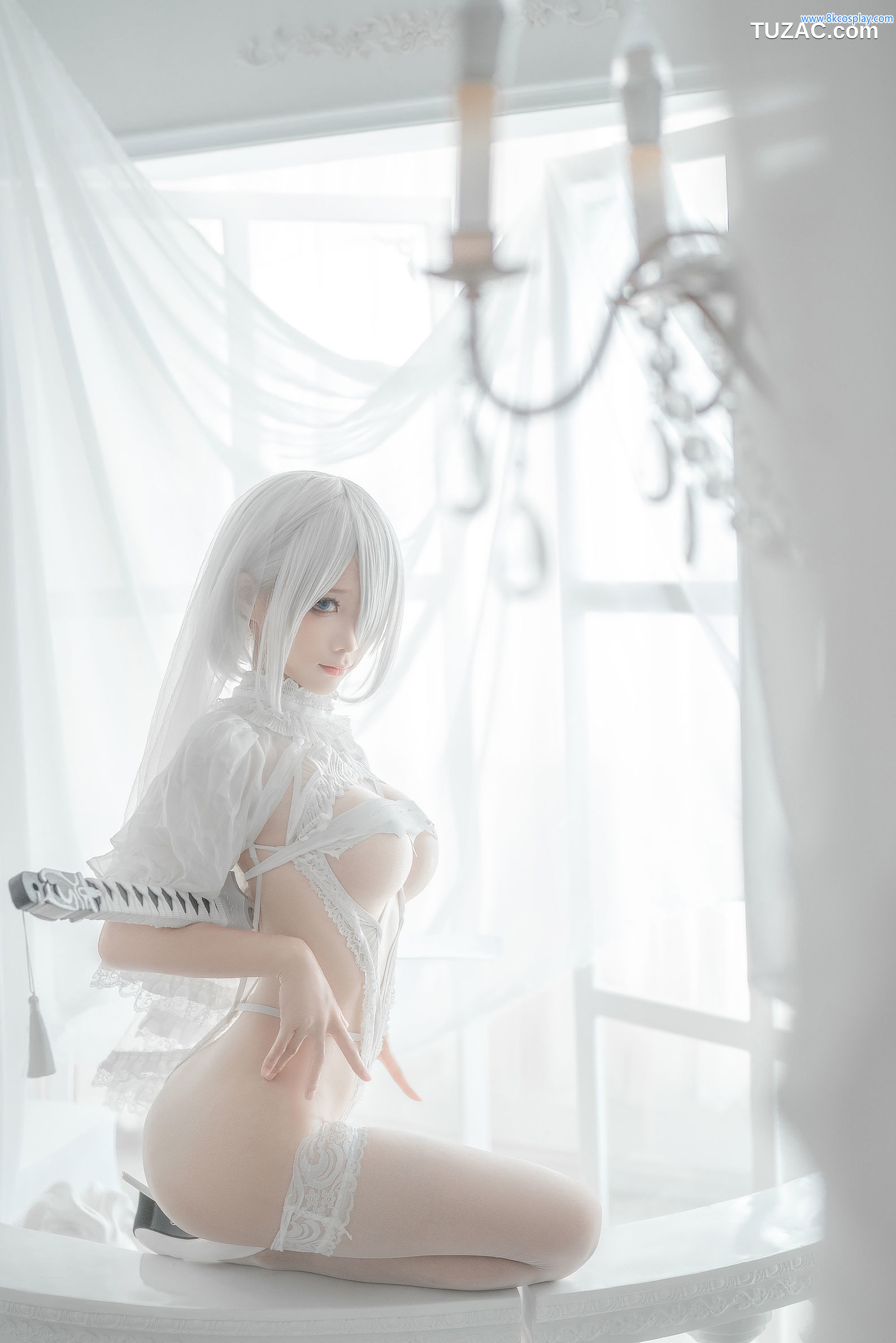 蠢沫沫-137-2B-白婚纱