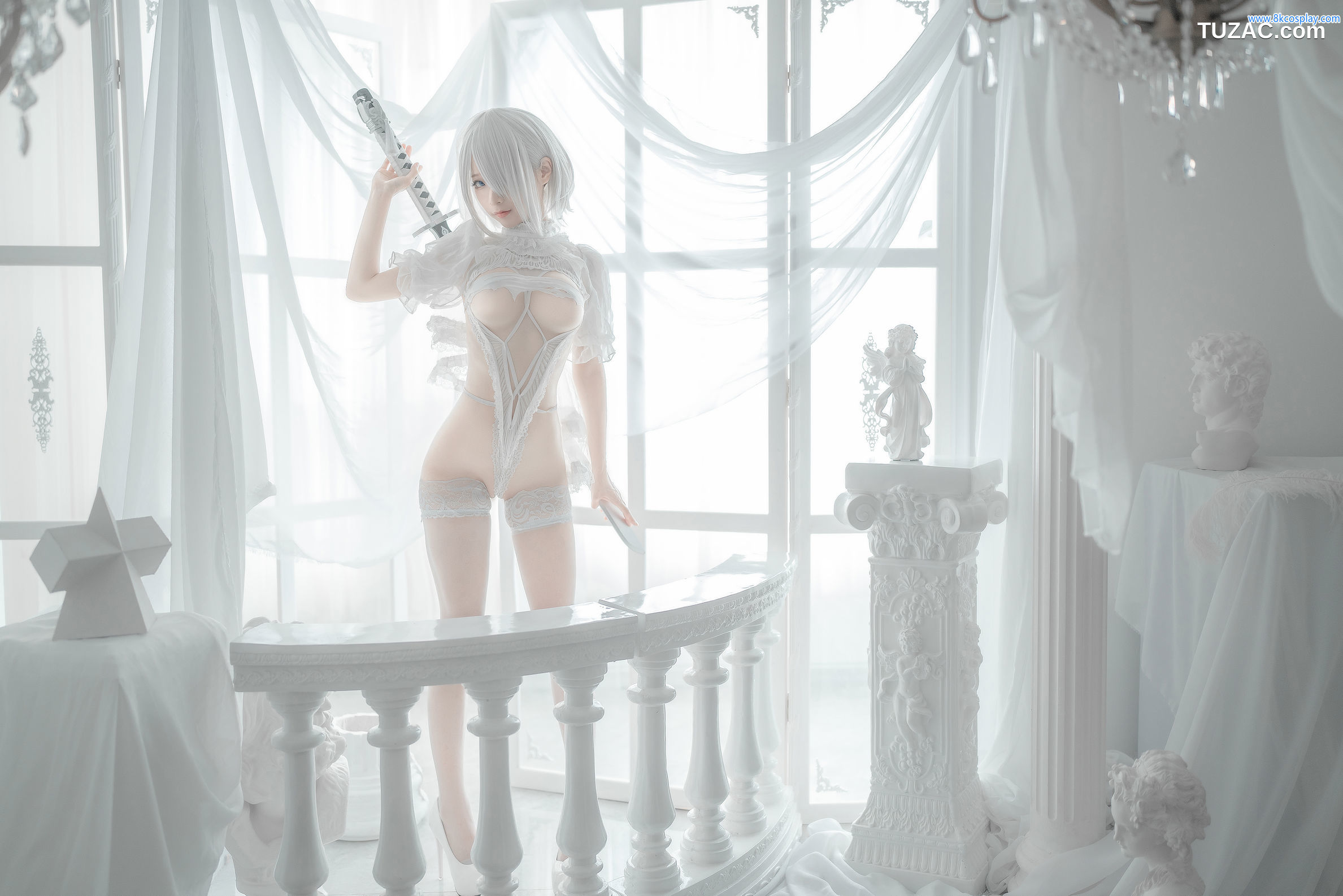 蠢沫沫-137-2B-白婚纱