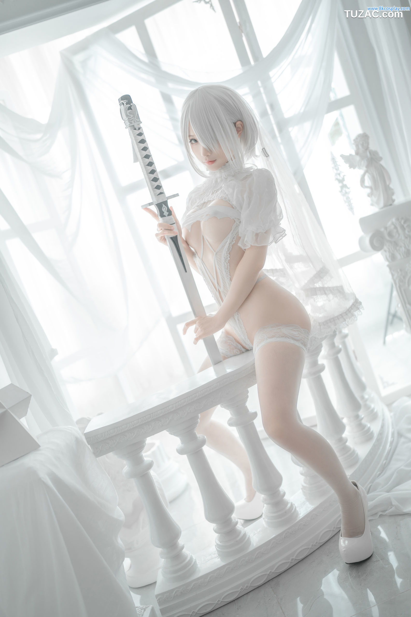 蠢沫沫-137-2B-白婚纱