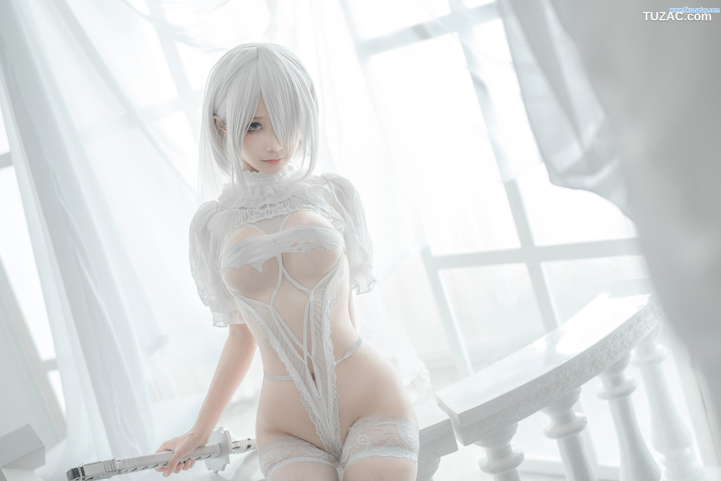 蠢沫沫-137-2B-白婚纱