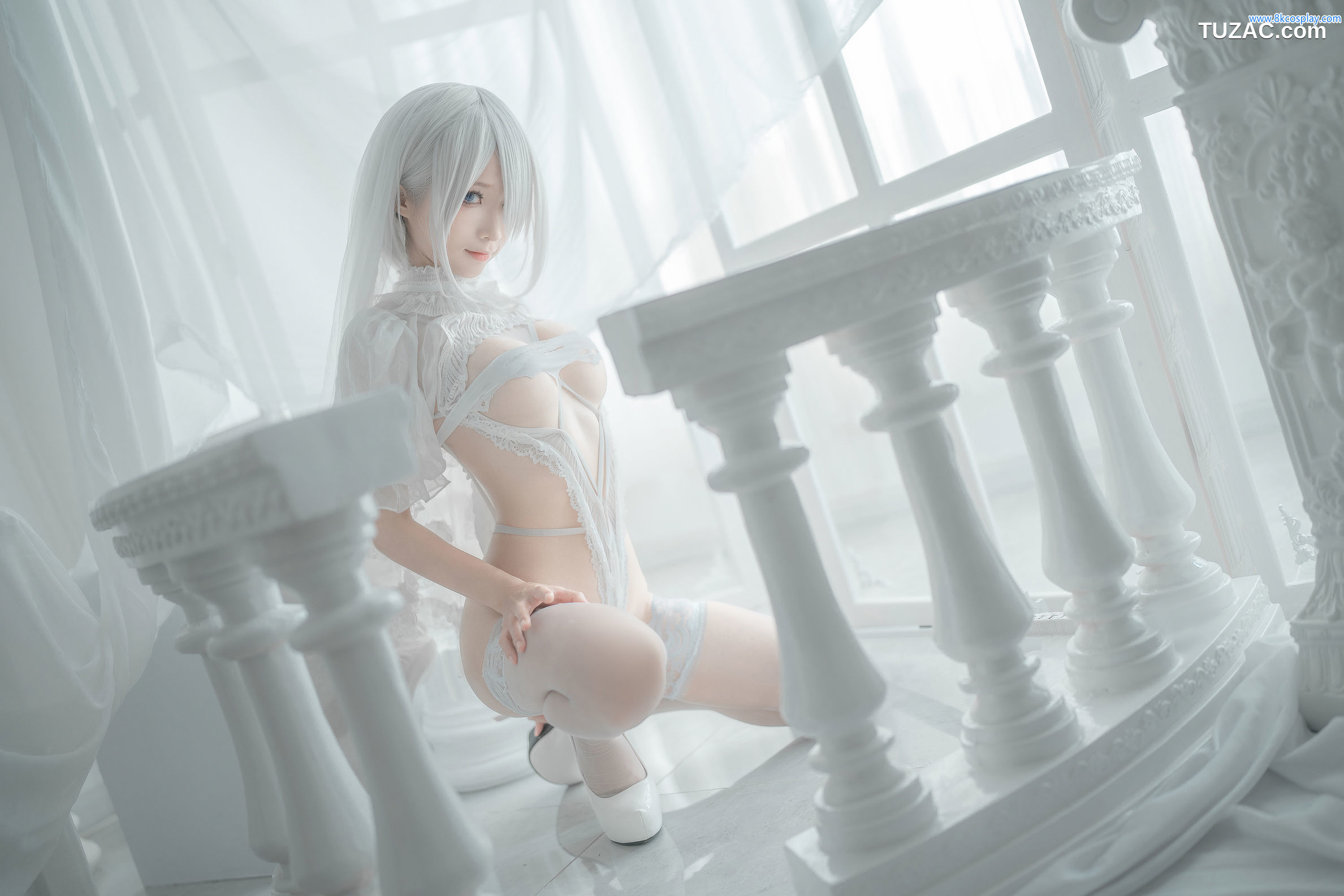 蠢沫沫-137-2B-白婚纱