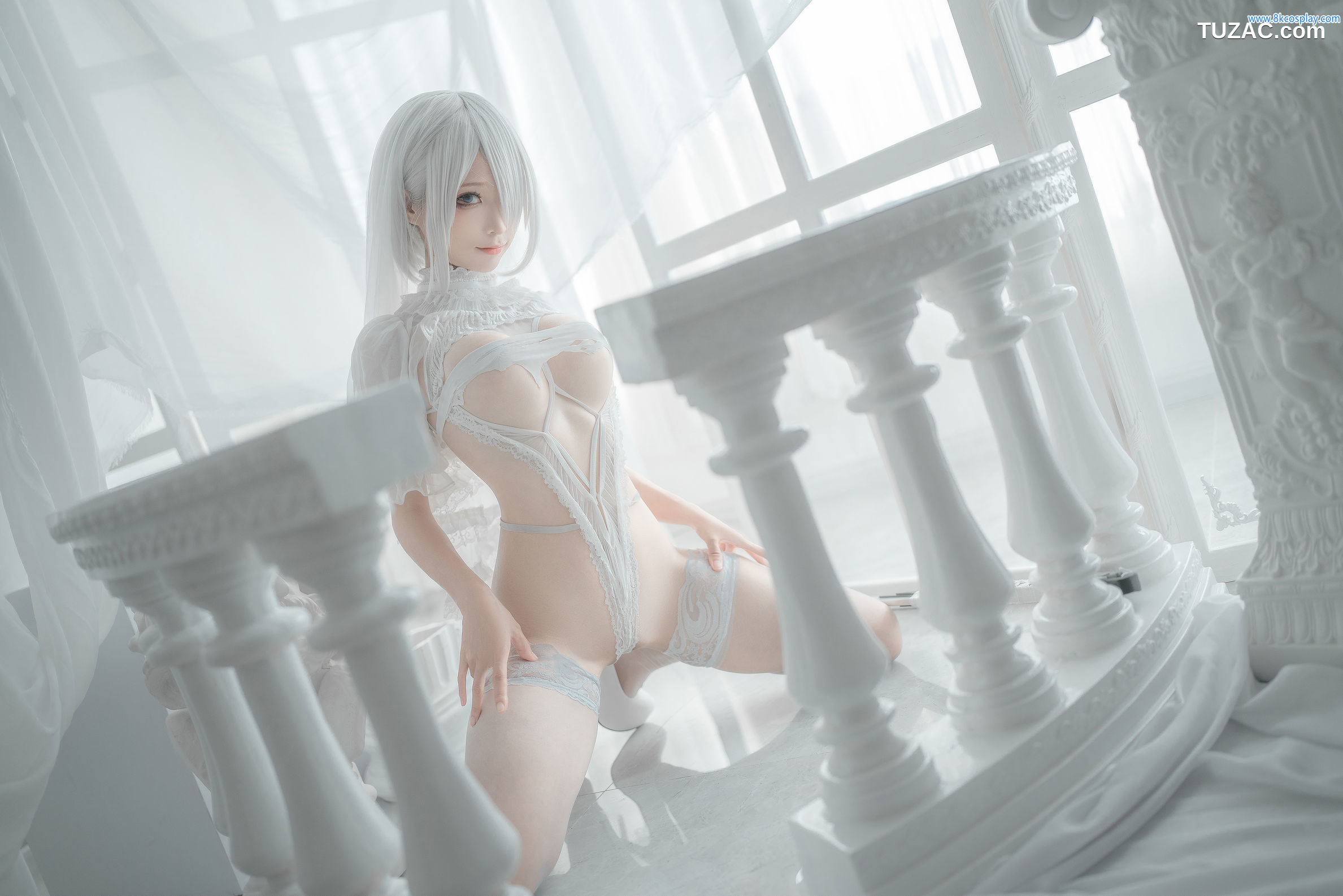 蠢沫沫-137-2B-白婚纱