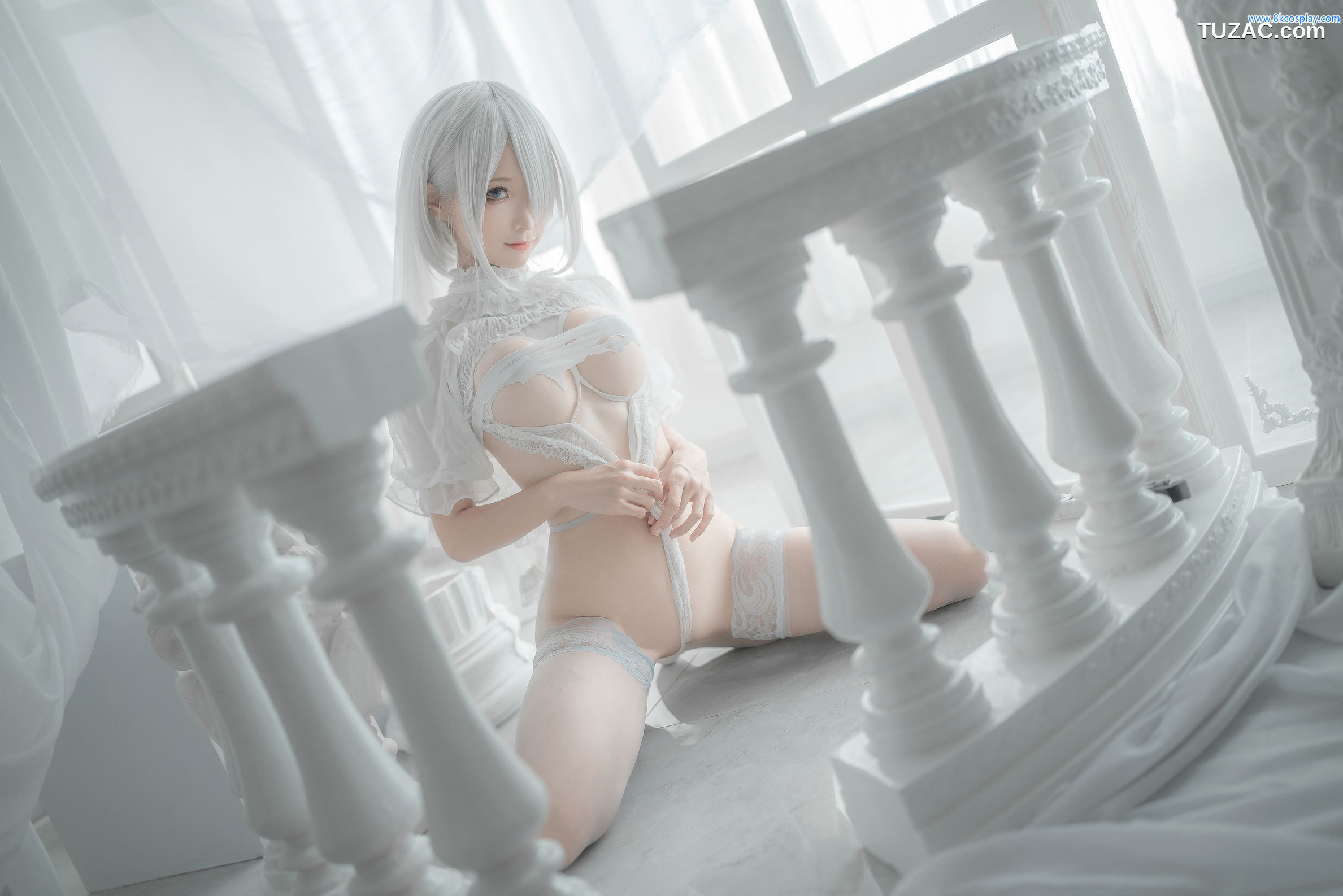 蠢沫沫-137-2B-白婚纱