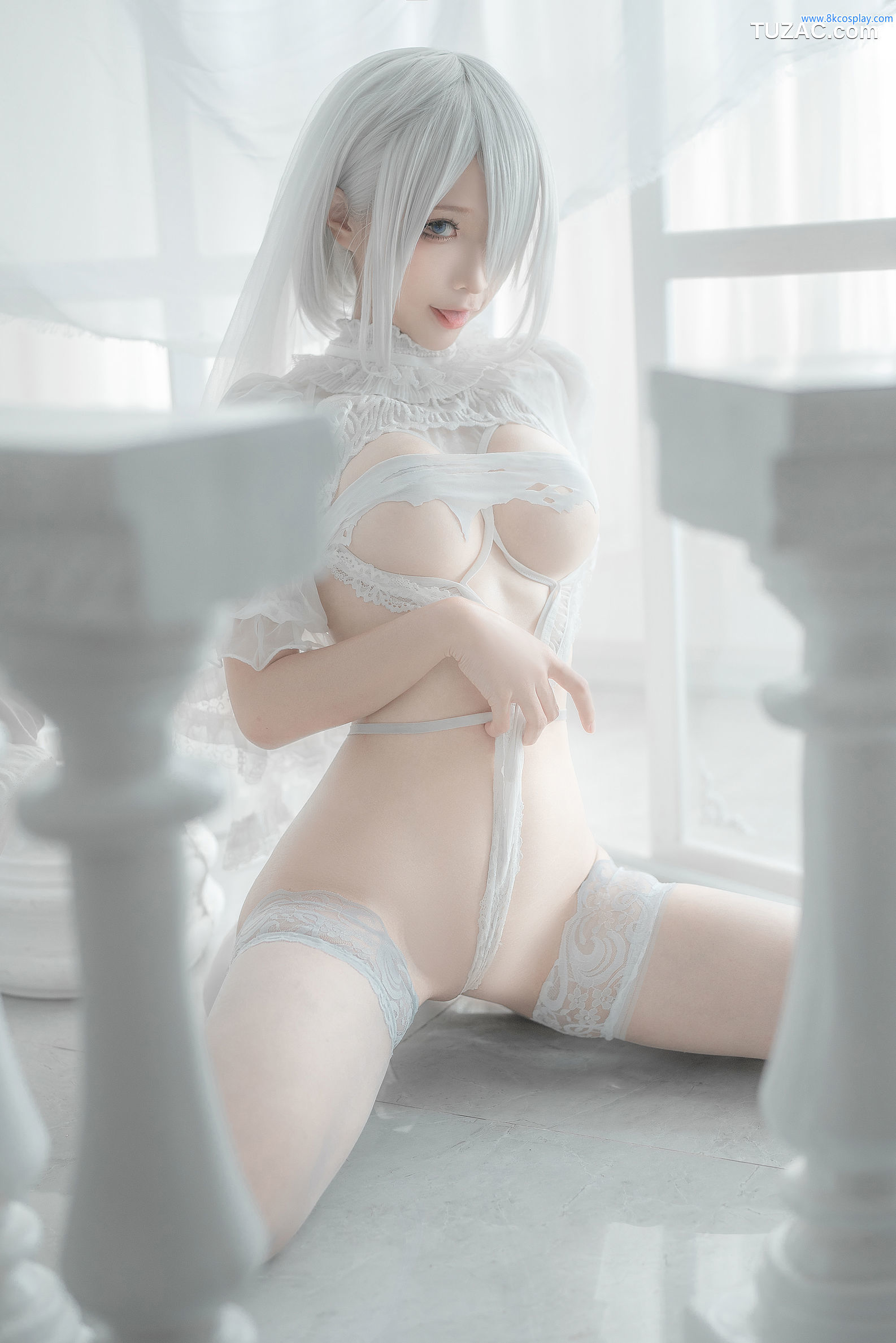 蠢沫沫-137-2B-白婚纱