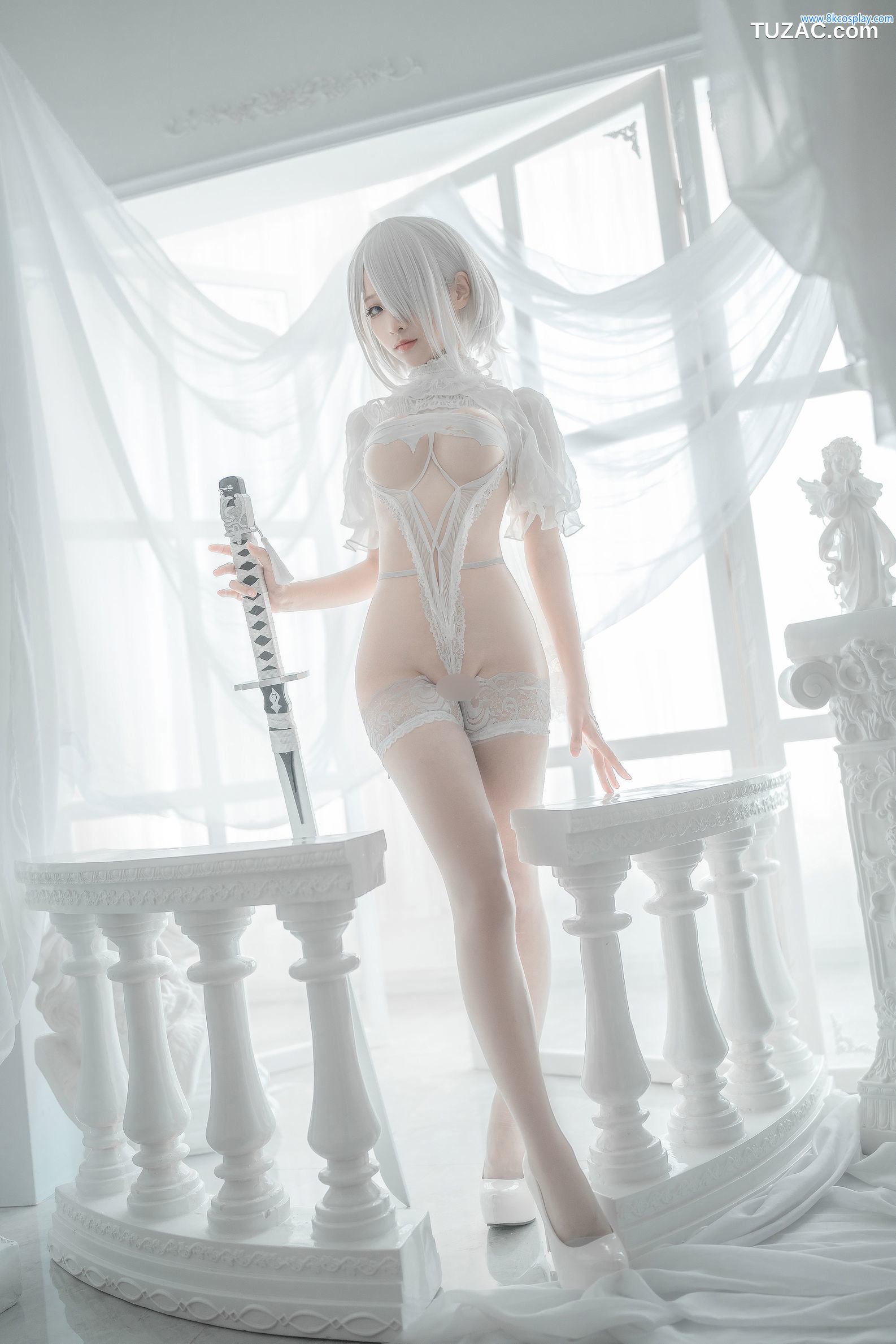 蠢沫沫-137-2B-白婚纱