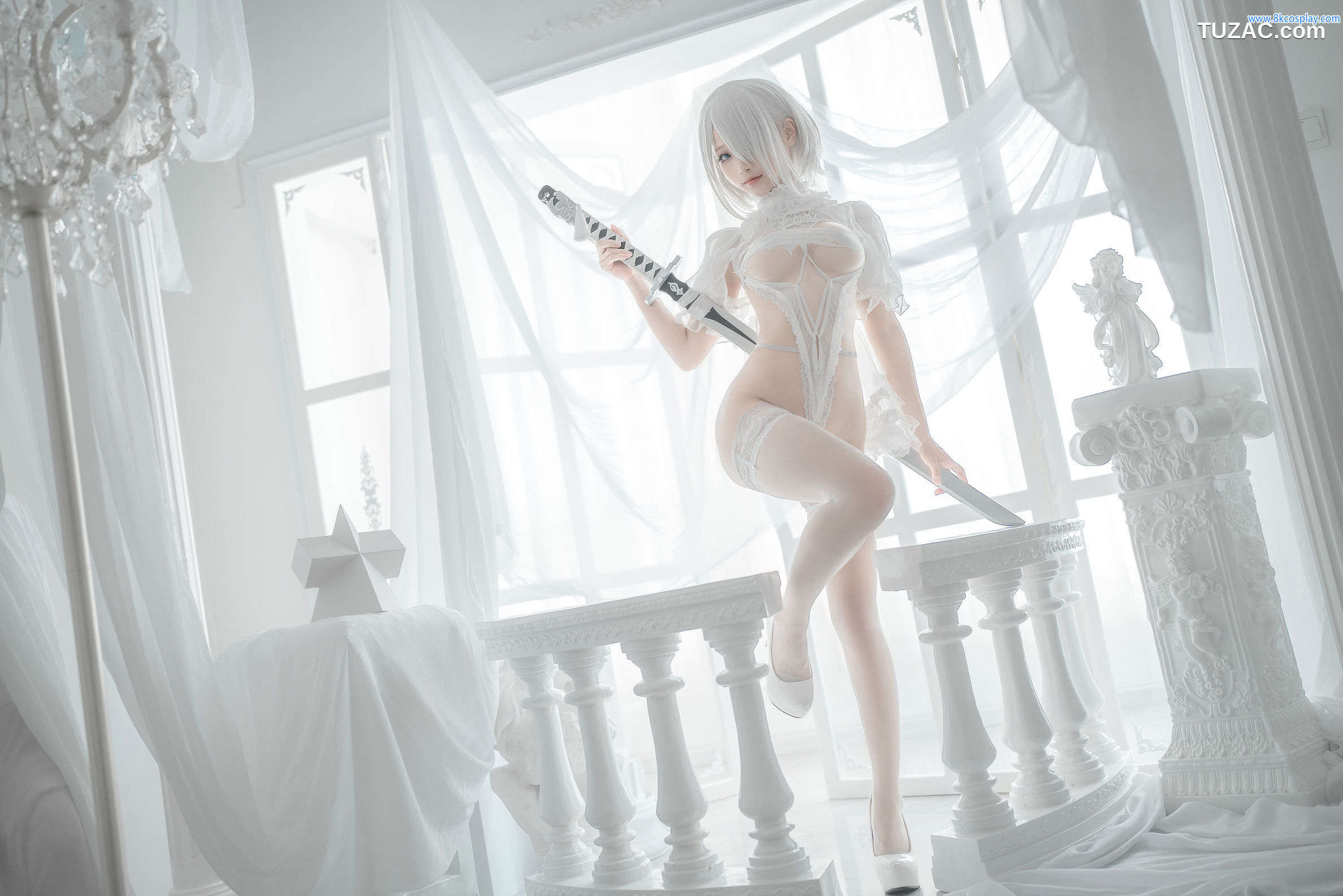 蠢沫沫-137-2B-白婚纱