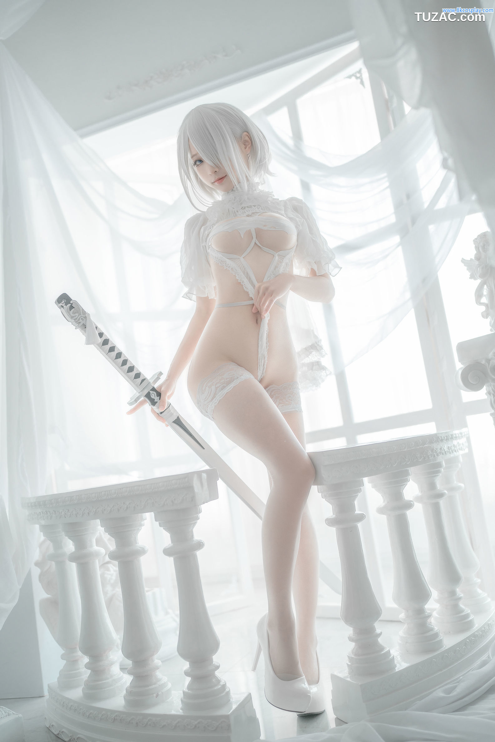 蠢沫沫-137-2B-白婚纱