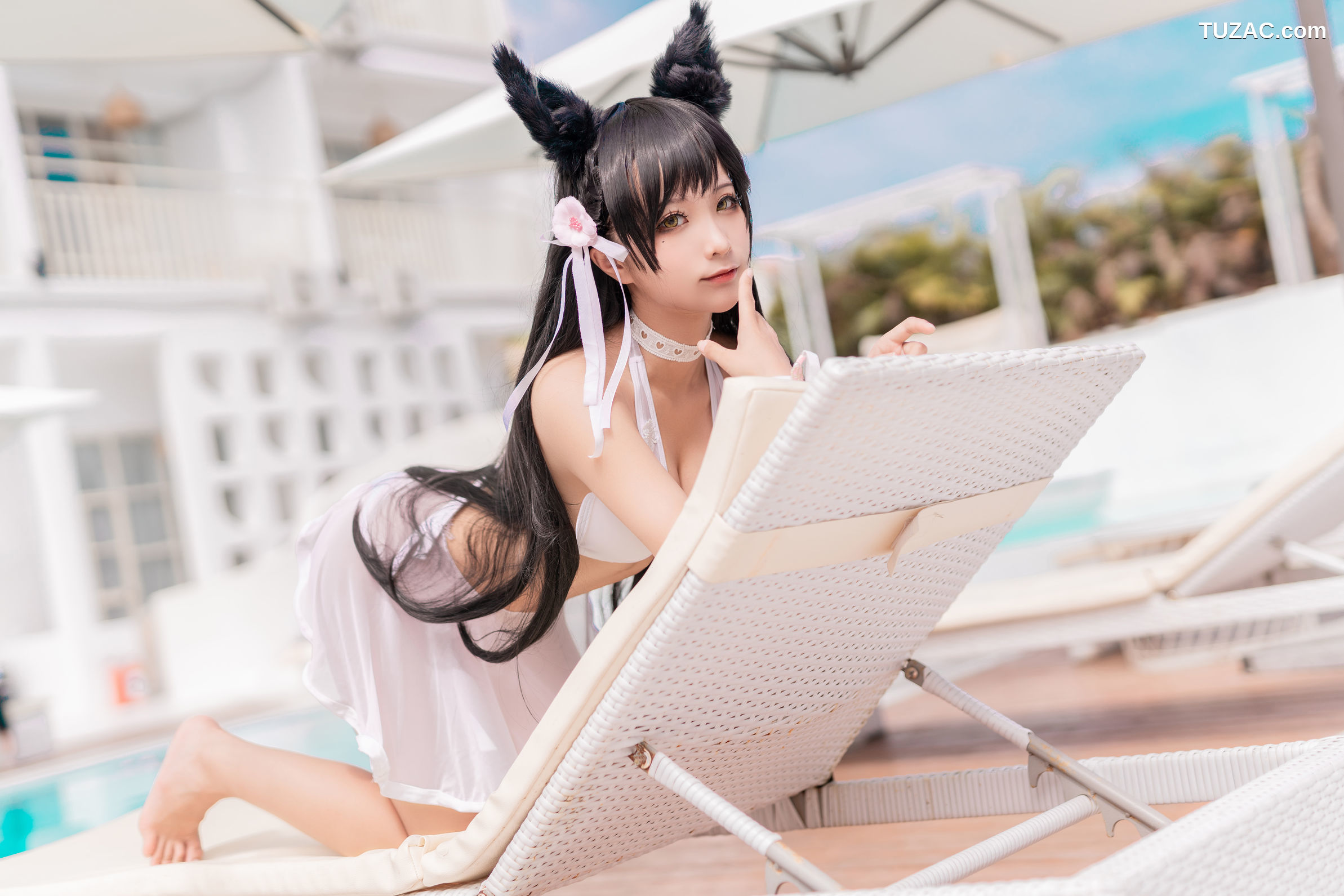 蠢沫沫-148-爱宕-犬泳装