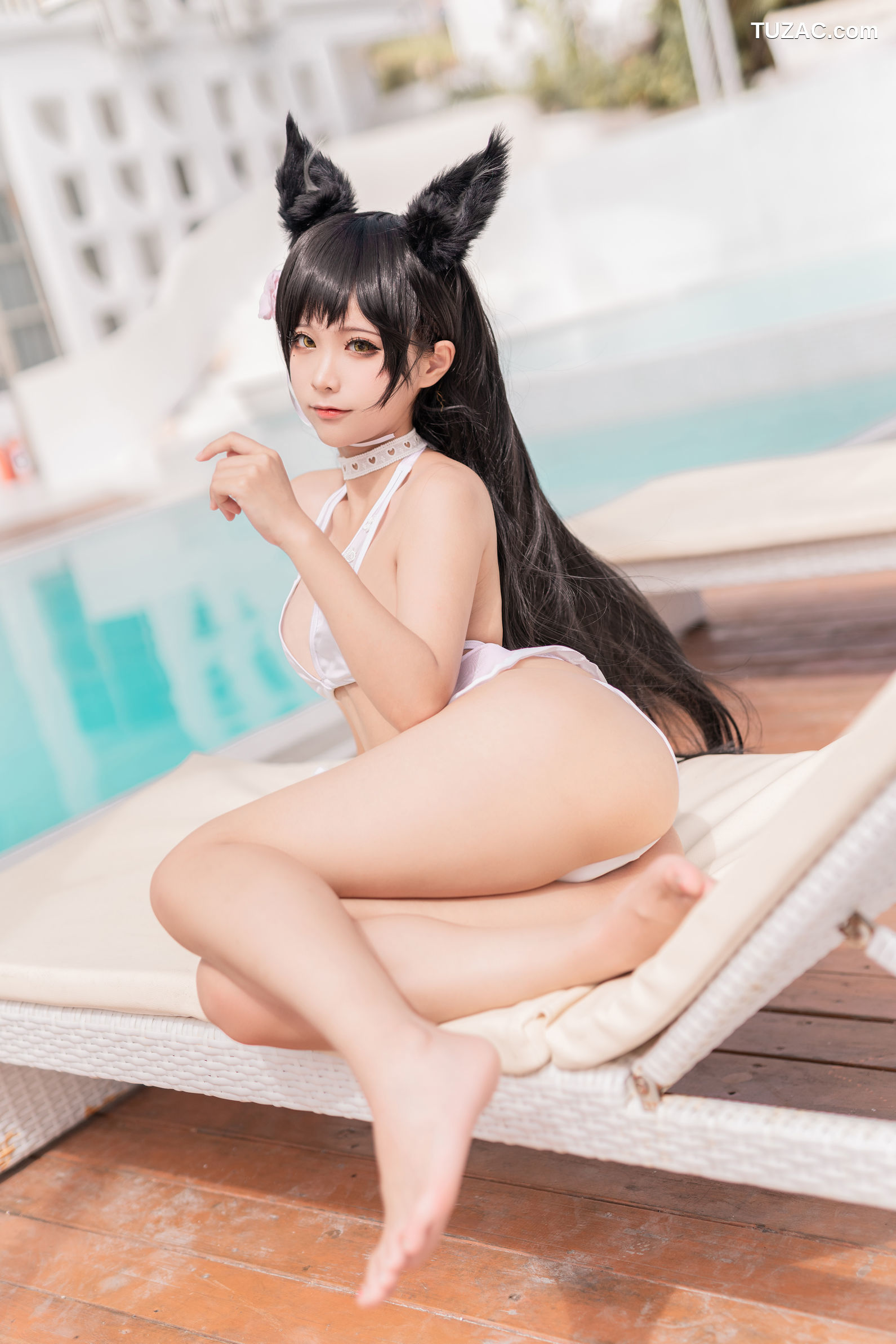 蠢沫沫-148-爱宕-犬泳装