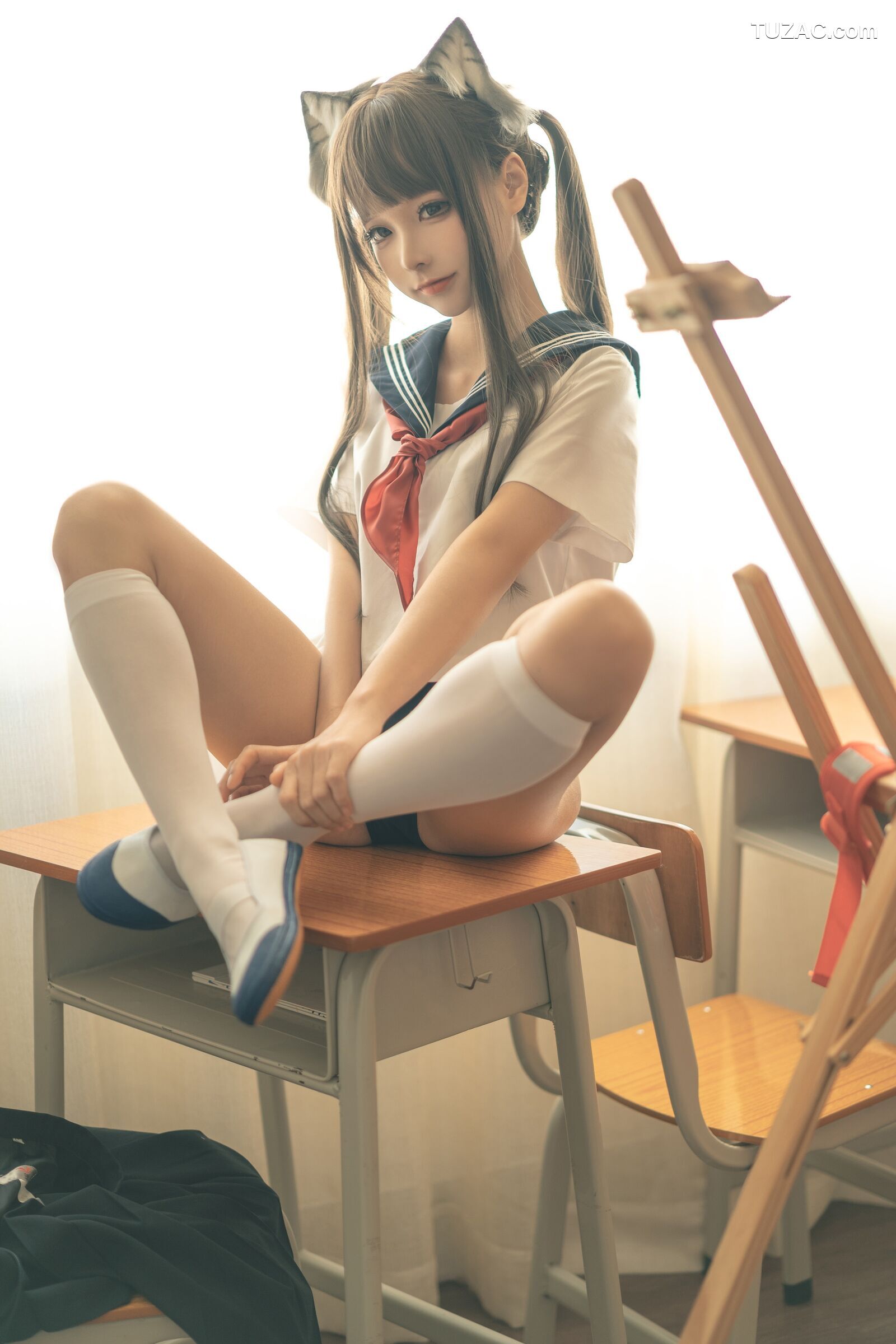 蠢沫沫-School-Kitty