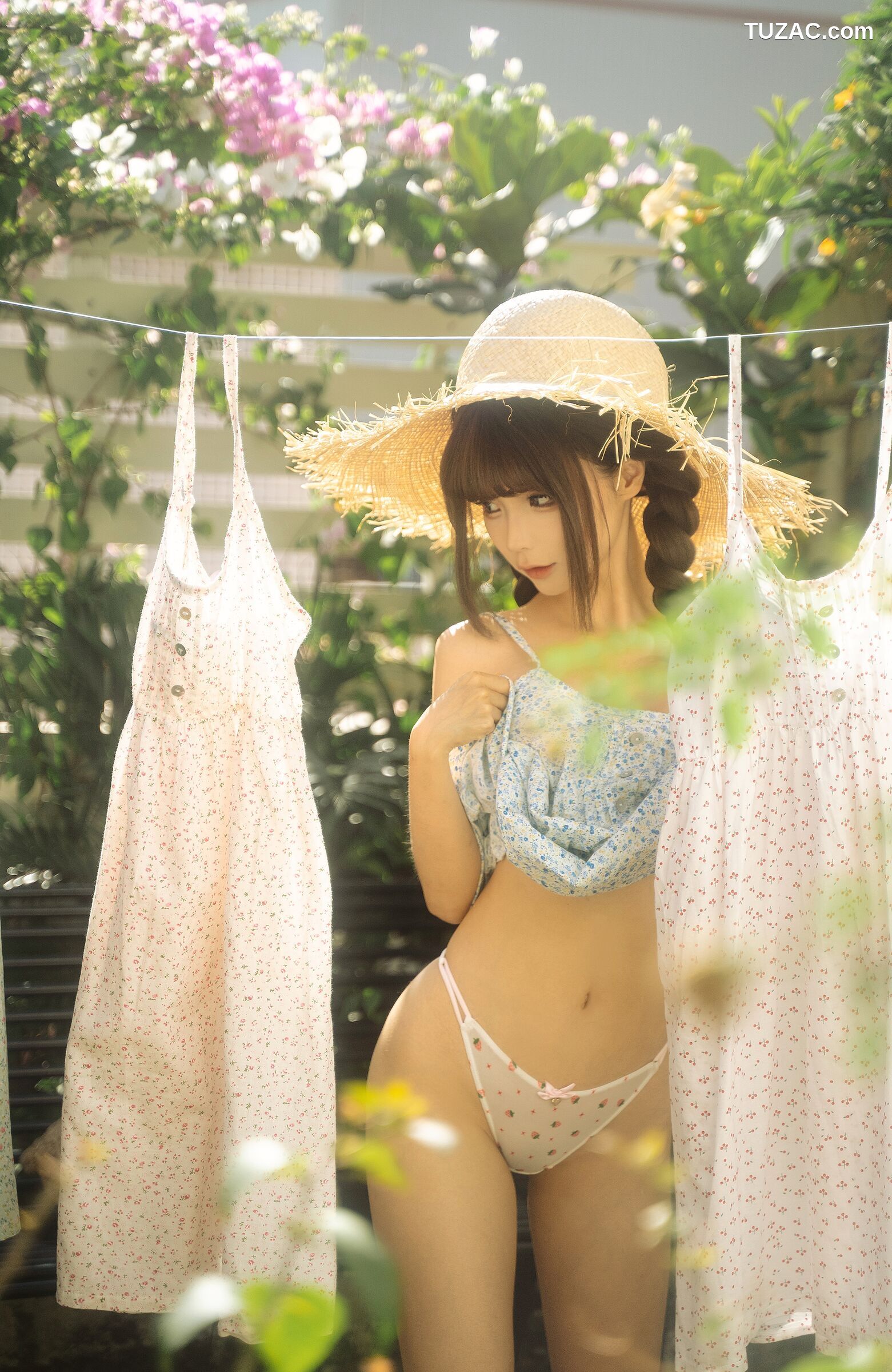 蠢沫沫-晾衣服